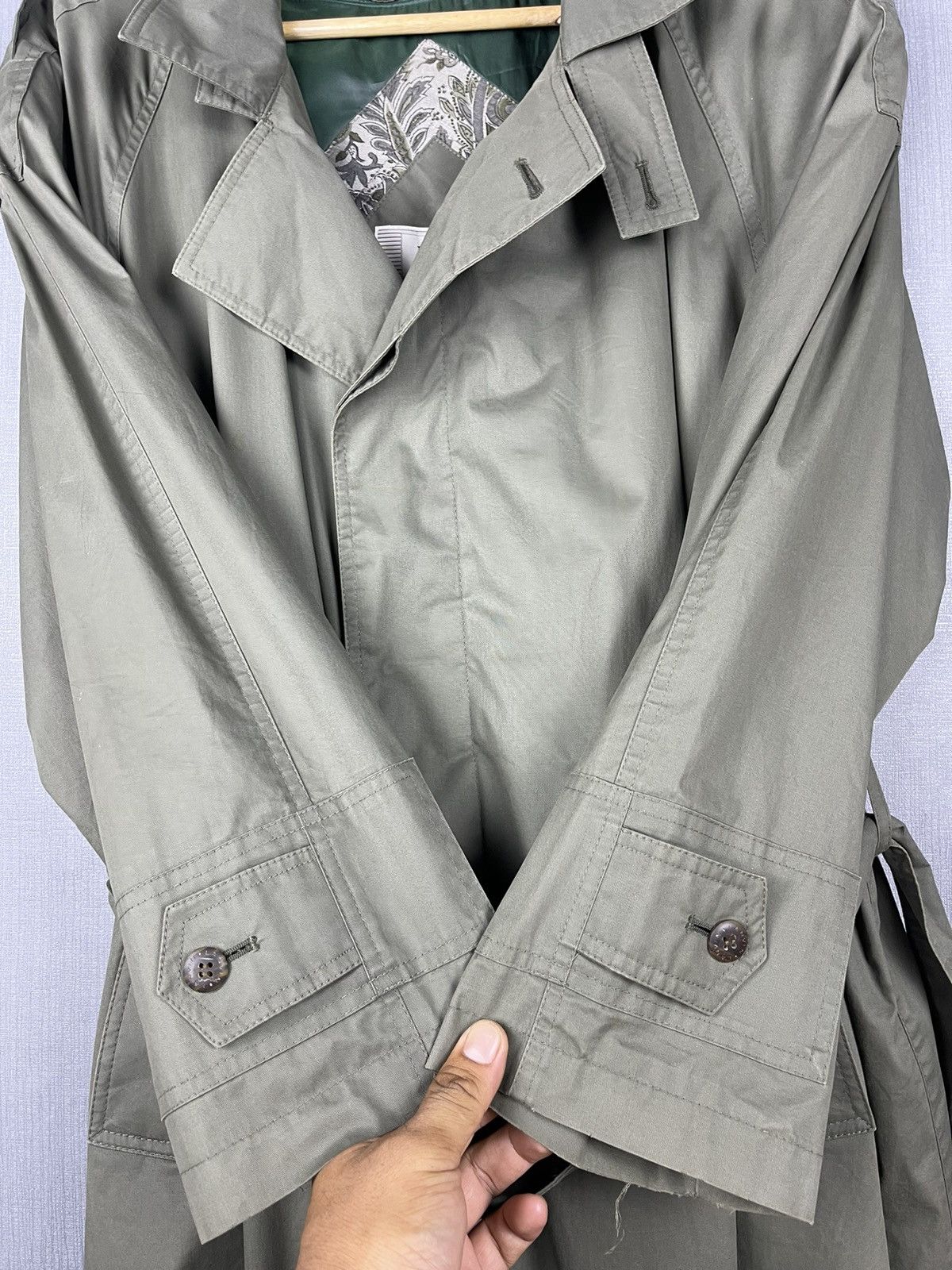 Lanvin VINTAGE LANVIN STUDIO Double Breast Trench Coat Size US L / EU 52-54 / 3 - 6 Thumbnail