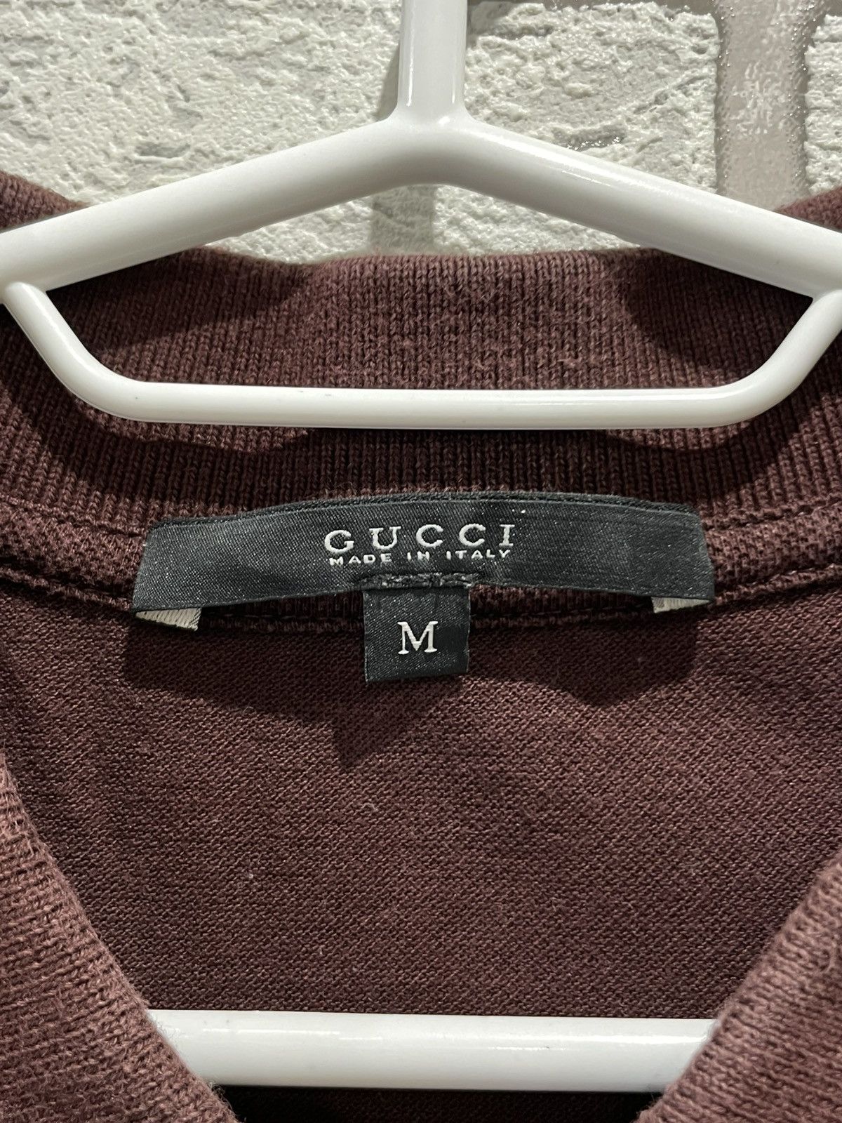 Gucci Gucci Brown Polo Shirt T Shirt Tee Size US M / EU 48-50 / 2 - 6 Thumbnail