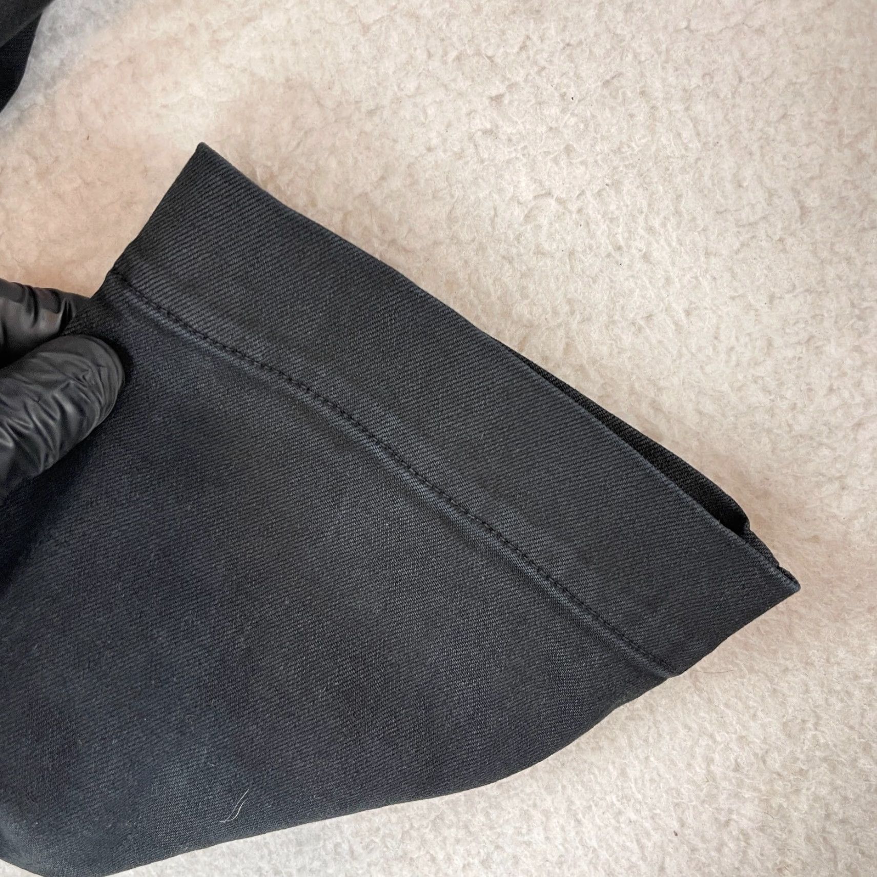 Everlane Everlane Black Denim Wide Leg Jeans Womens Size 0 Mid-Rise Casual Cotton Denim 5-Pocket Size 25" / US 0 / IT 36 - 7 Thumbnail