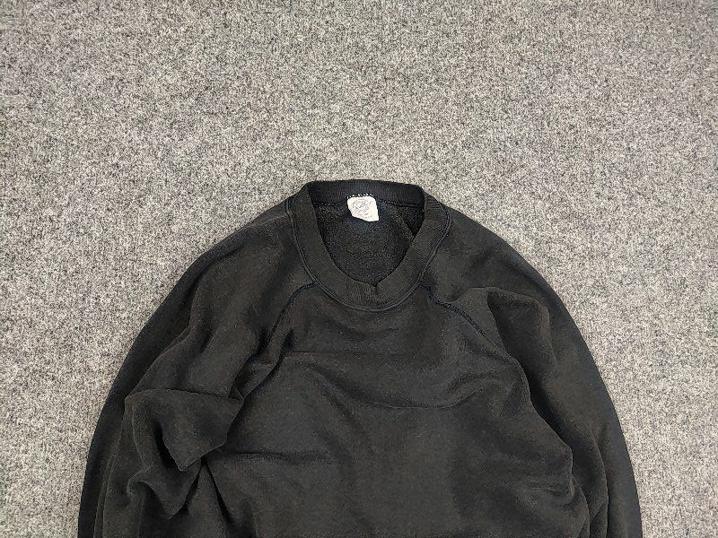 Vintage Vintage 80's Parrill Sweatshirt Light Faded Black Blank Size US S / EU 44-46 / 1 - 4 Thumbnail