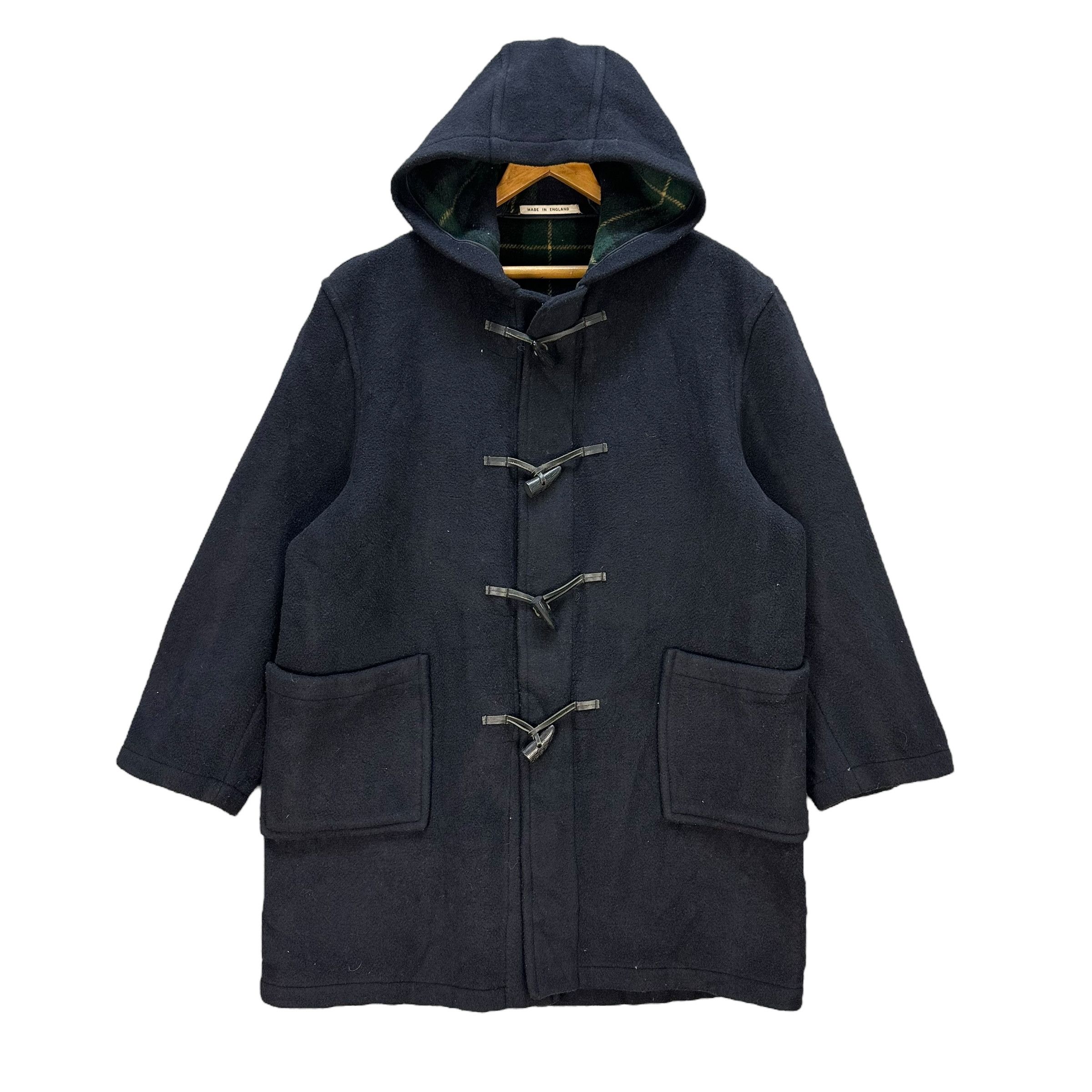 Original Montgomery Vintage MONTGOMERY Wool Blend Hooded Duffle Coat #A75-1810 Size US M / EU 48-50 / 2 - 1 Thumbnail