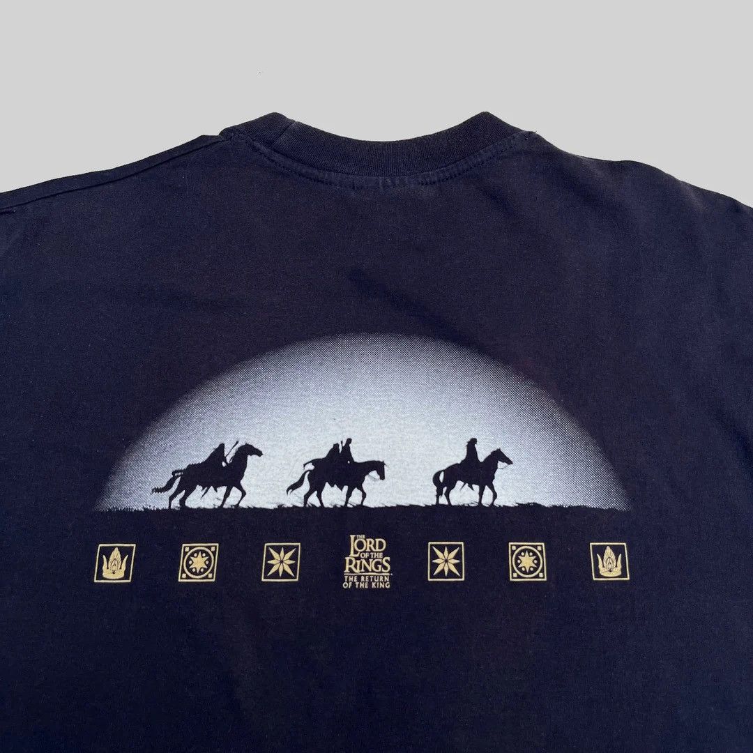 Vintage Lord of the Rings 2003 Y2k Vintage Promo Movie T-Shirt Size US M / EU 48-50 / 2 - 3 Thumbnail