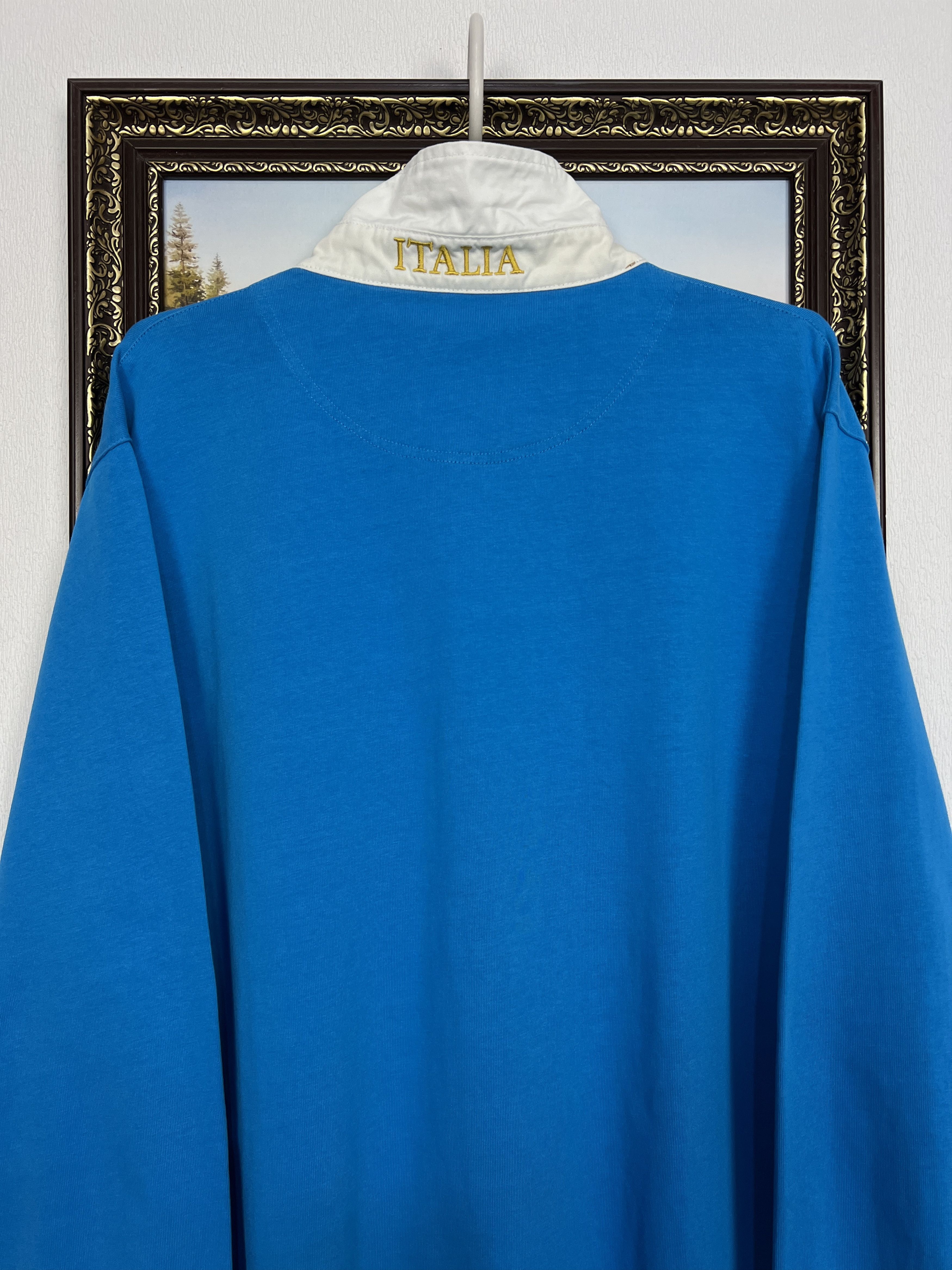 Vintage Kooga Italy Rugby Union Jersey Long Sleeve Trikot National Size US L / EU 52-54 / 3 - 9 Thumbnail
