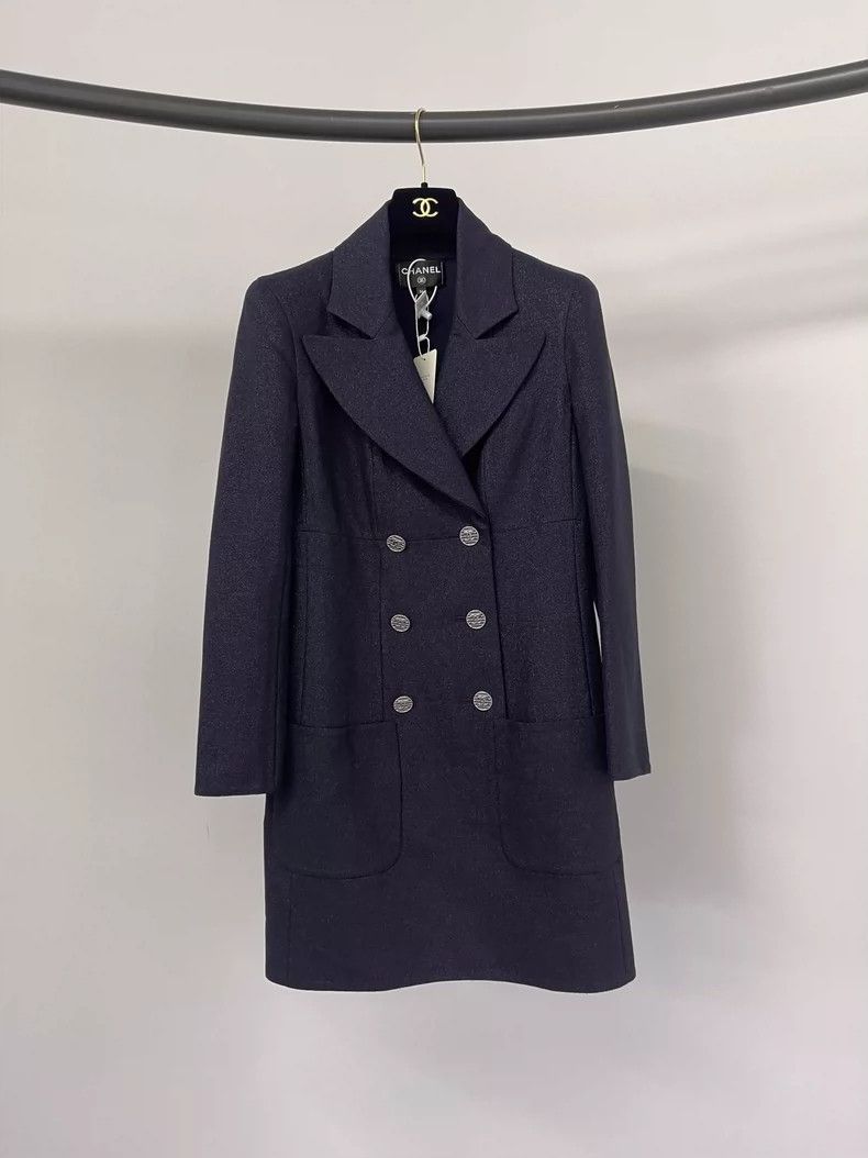 Chanel Chanel Black glitter double-breasted suit dress Size XS / US 0-2 / IT 36-38 - 1 Thumbnail