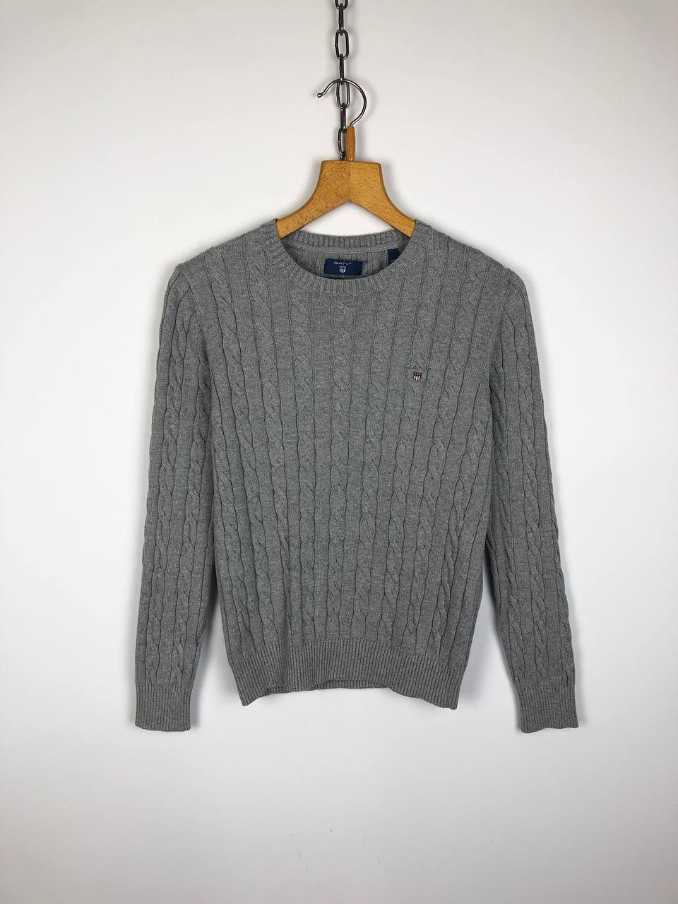 Gant Gant Sweater Pullover Crewneck Cotton Gray size S Size US S / EU 44-46 / 1 - 1 Thumbnail