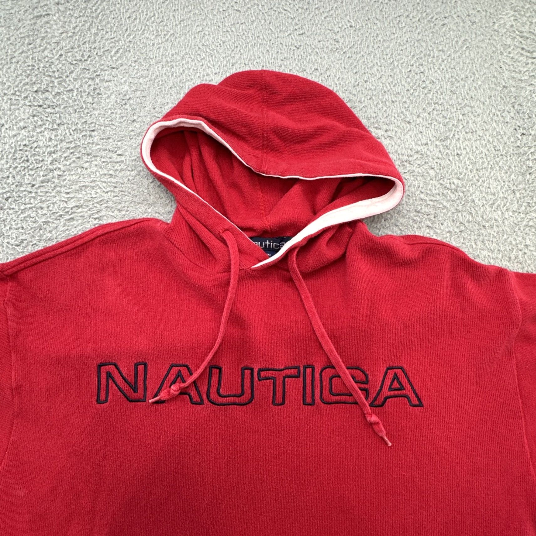 Nautica Nautica Hoodie Men Large Red Embroidered Sports Logo Vintage Shirt Size US M / EU 48-50 / 2 - 2 Thumbnail