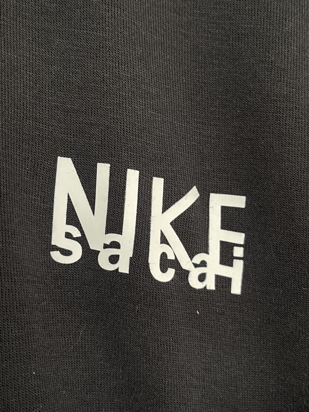 Nike × Sacai Nike Sacai Short Sleeve Black T Shirt Boxy Adjustable Hem Size US XS / EU 42 / 0 - 3 Thumbnail