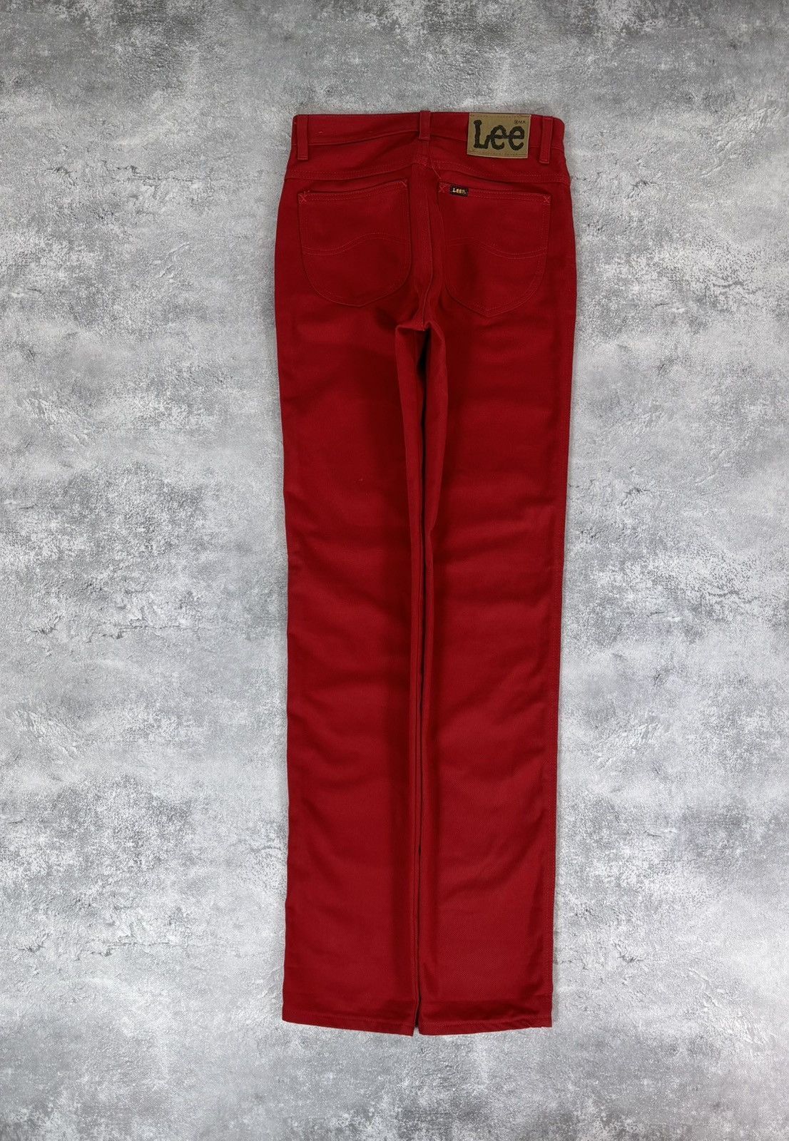 Lee Vintage 1980s Lee Riders 1952 Red Denim Jeans Straight Leg Size US 29 - 2 Thumbnail