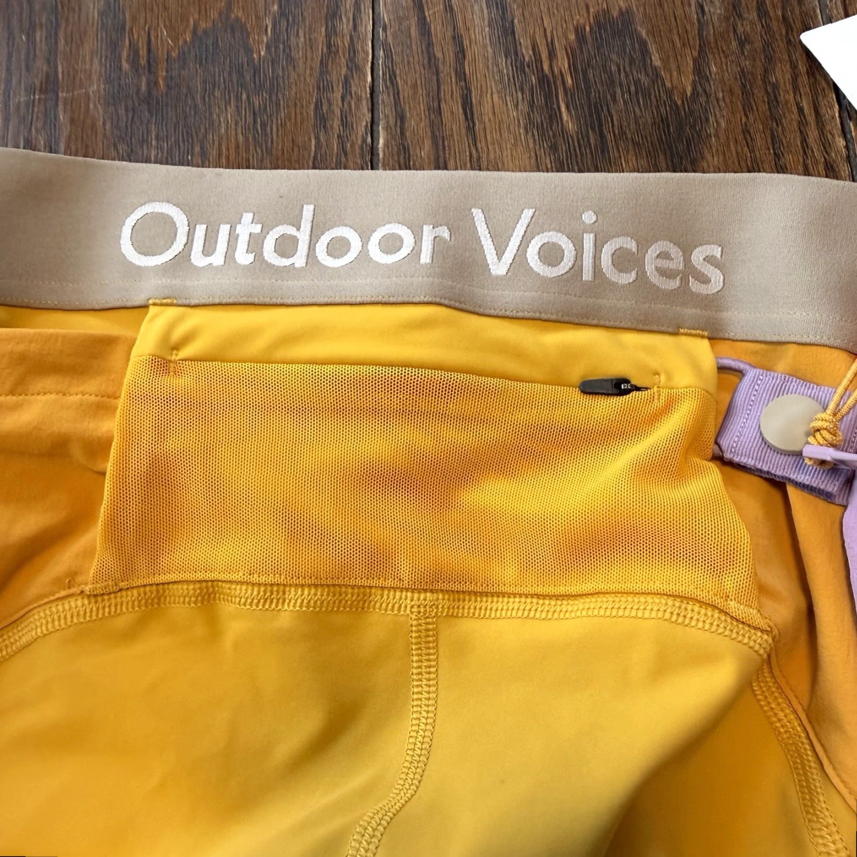 Outdoor Voices Outdoor Voices Leggings Snacks 7/8 Color Yellow Cider Women's Medium NWT Pockets Activewear Fashion Run Yoga Gym Training Size 32" / US 10 / IT 46 - 5 Thumbnail