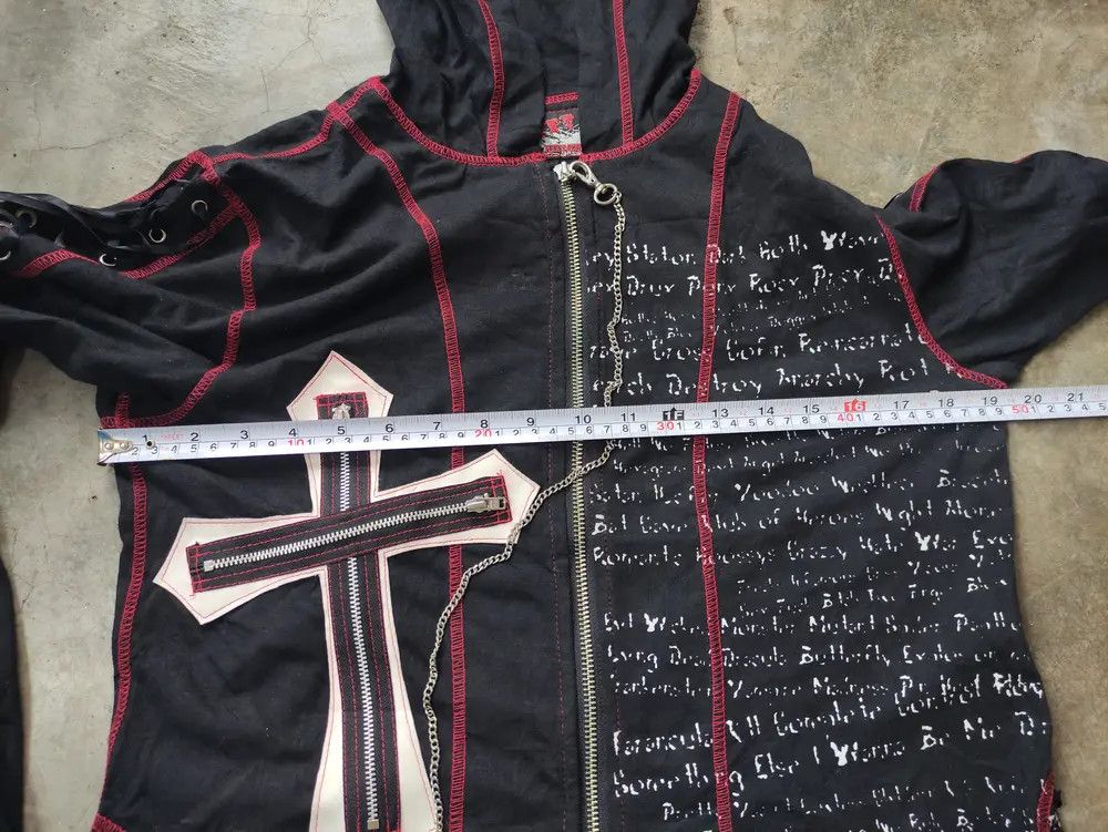 If Six Was Nine RIGHT ANARCHY KEYSTATION BUNNY HOODIE BONDAGE PUNK Size M / US 6-8 / IT 42-44 - 14 Thumbnail