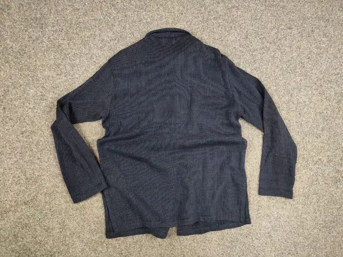 Japanese Brand Vintage 90's Japanese Blue Cotton Pocket overshirt Jacket Size US M / EU 48-50 / 2 - 17 Thumbnail