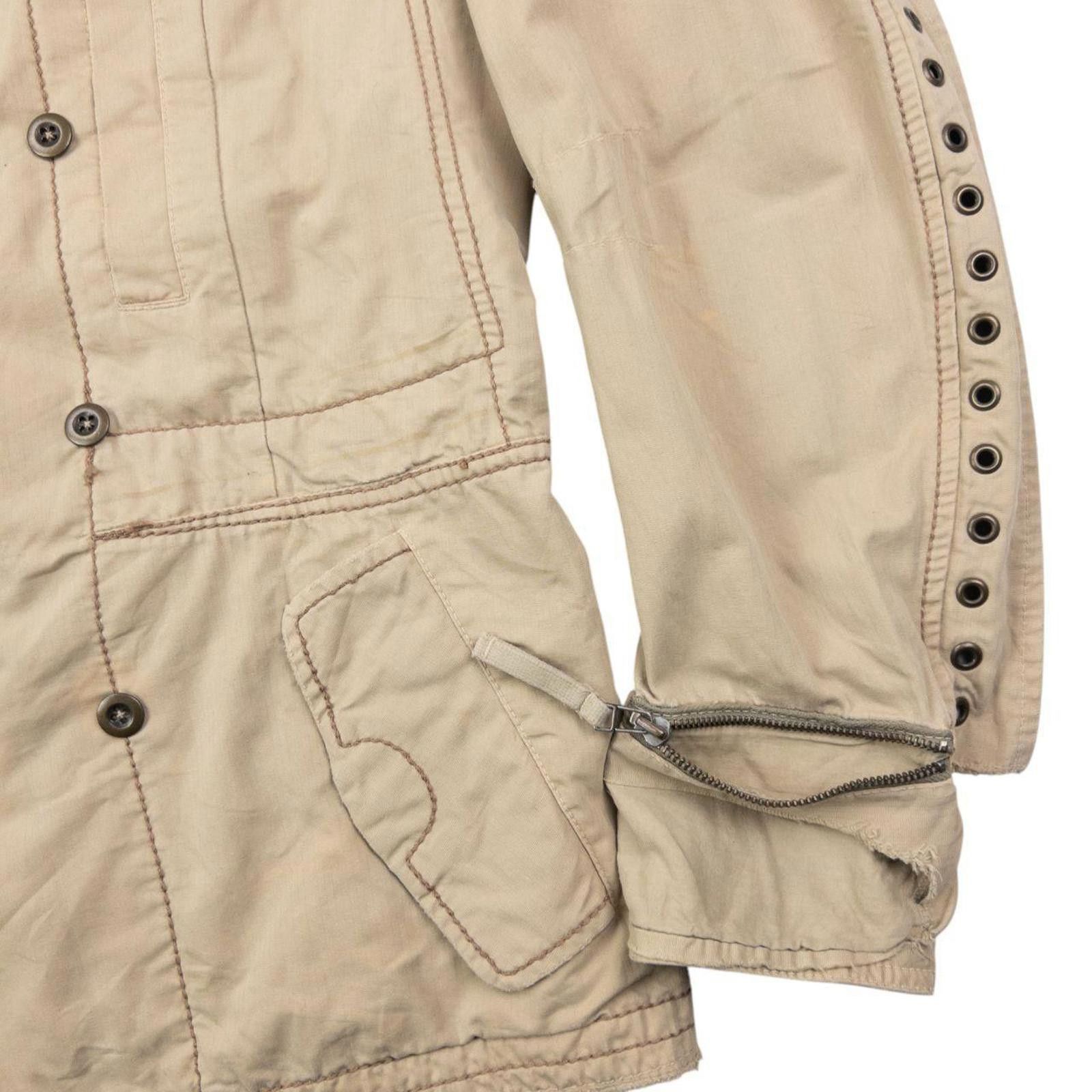 Marithe + Francois Girbaud Vintage 2000s Marithe + Francois Girbaud Eyelet Jacket L Size US L / EU 52-54 / 3 - 7 Thumbnail