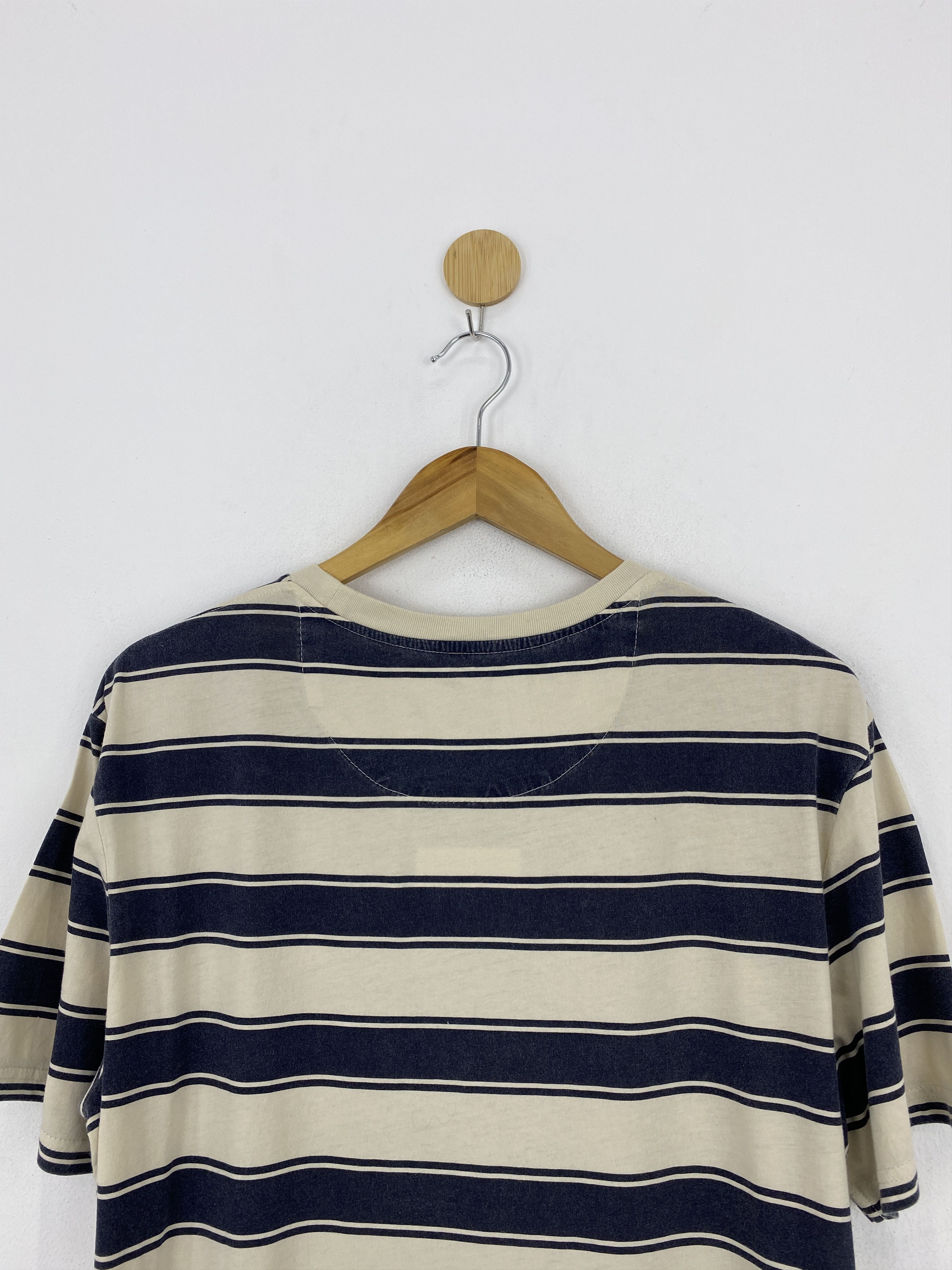 Quiksilver × Vintage Vintage Y2k Quiksilver Striped Short Sleeve Tee TA0513 Size US L / EU 52-54 / 3 - 4 Thumbnail