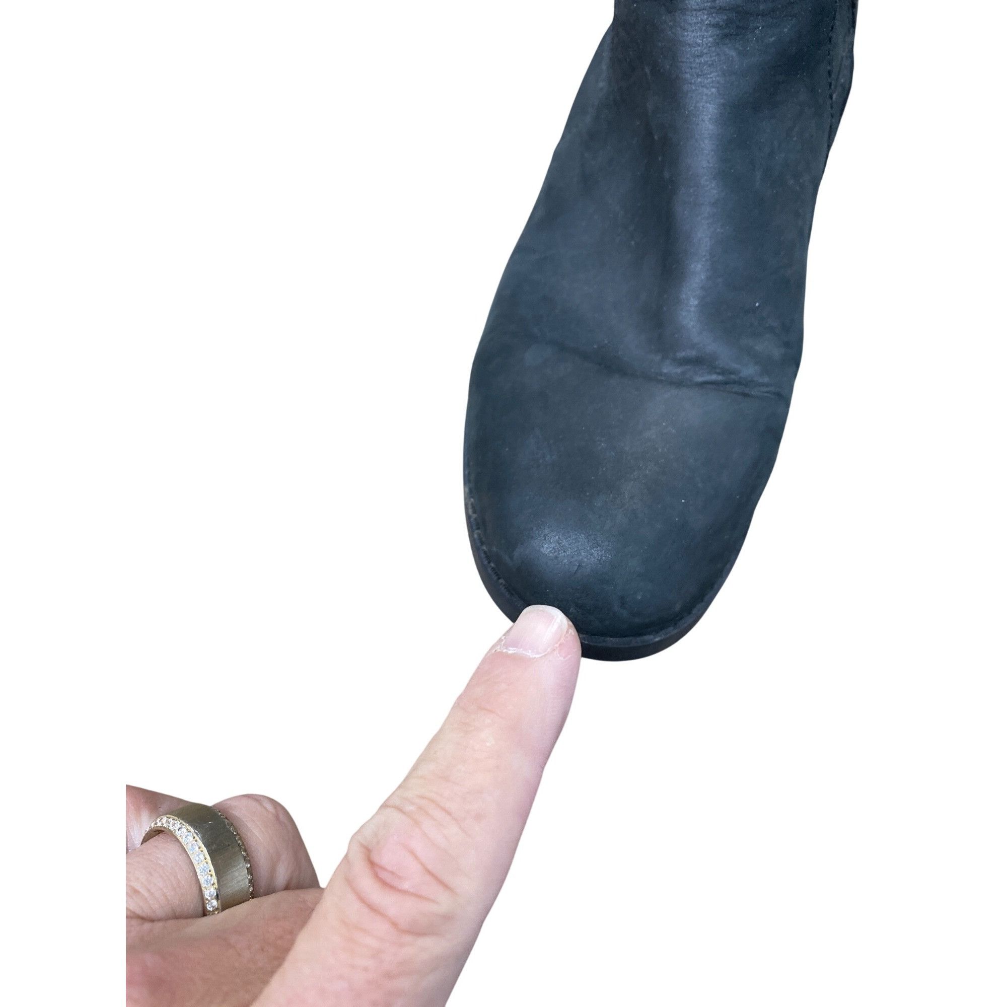 Cole Haan Cole Haan Womans Black leather Knee Equestrian Riding Boots Size US 9 / IT 39 - 7 Thumbnail