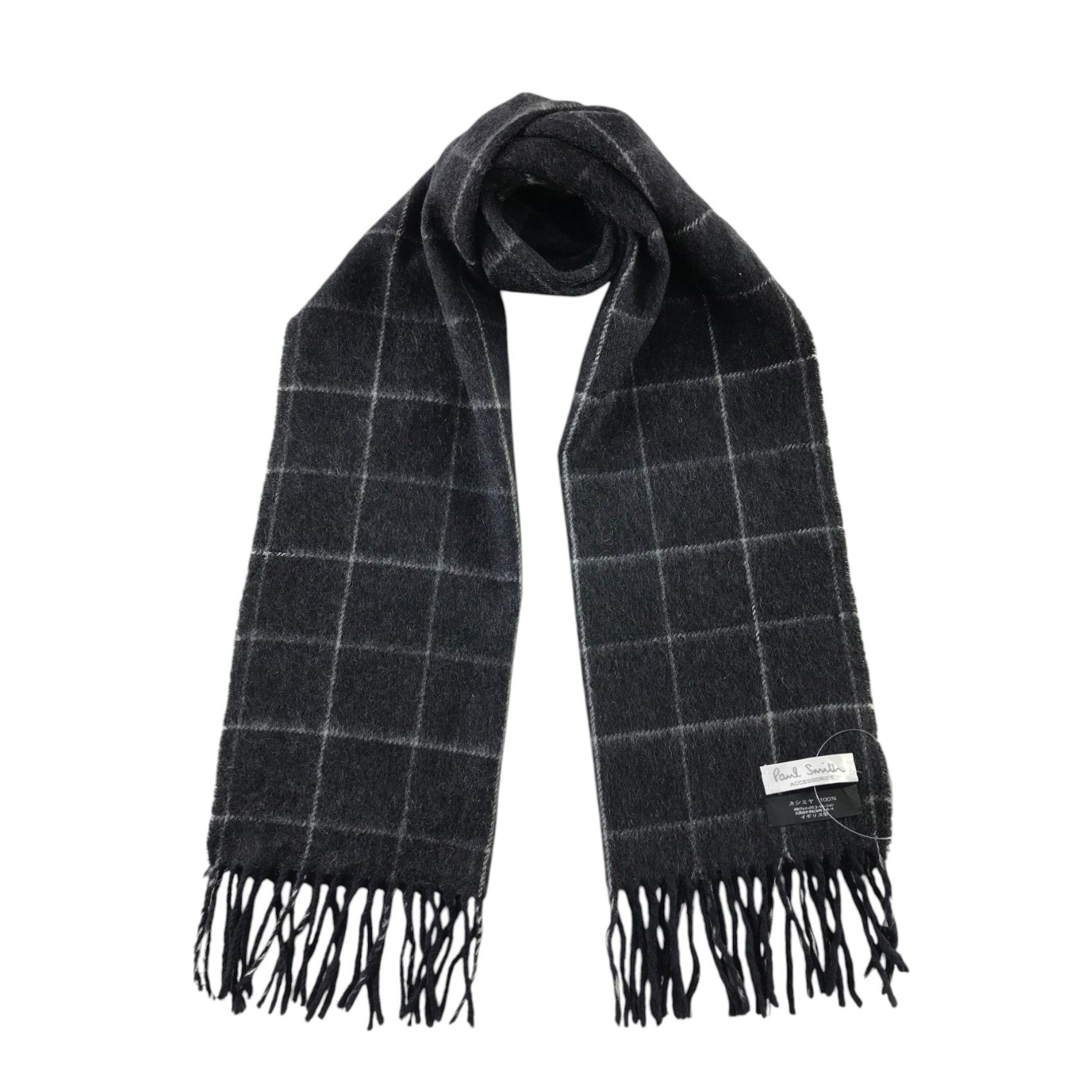 Paul Smith × Vintage Paul Smith Scarf / Muffler / Neckwear - WW2186 Size ONE SIZE - 1 Thumbnail