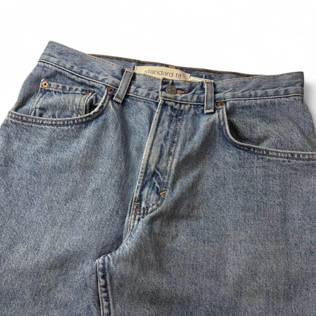 Gap Vintage GAP Lightwash Blue Straight Leg Denim Jeans - 31x29 Size US 31 - 2 Thumbnail