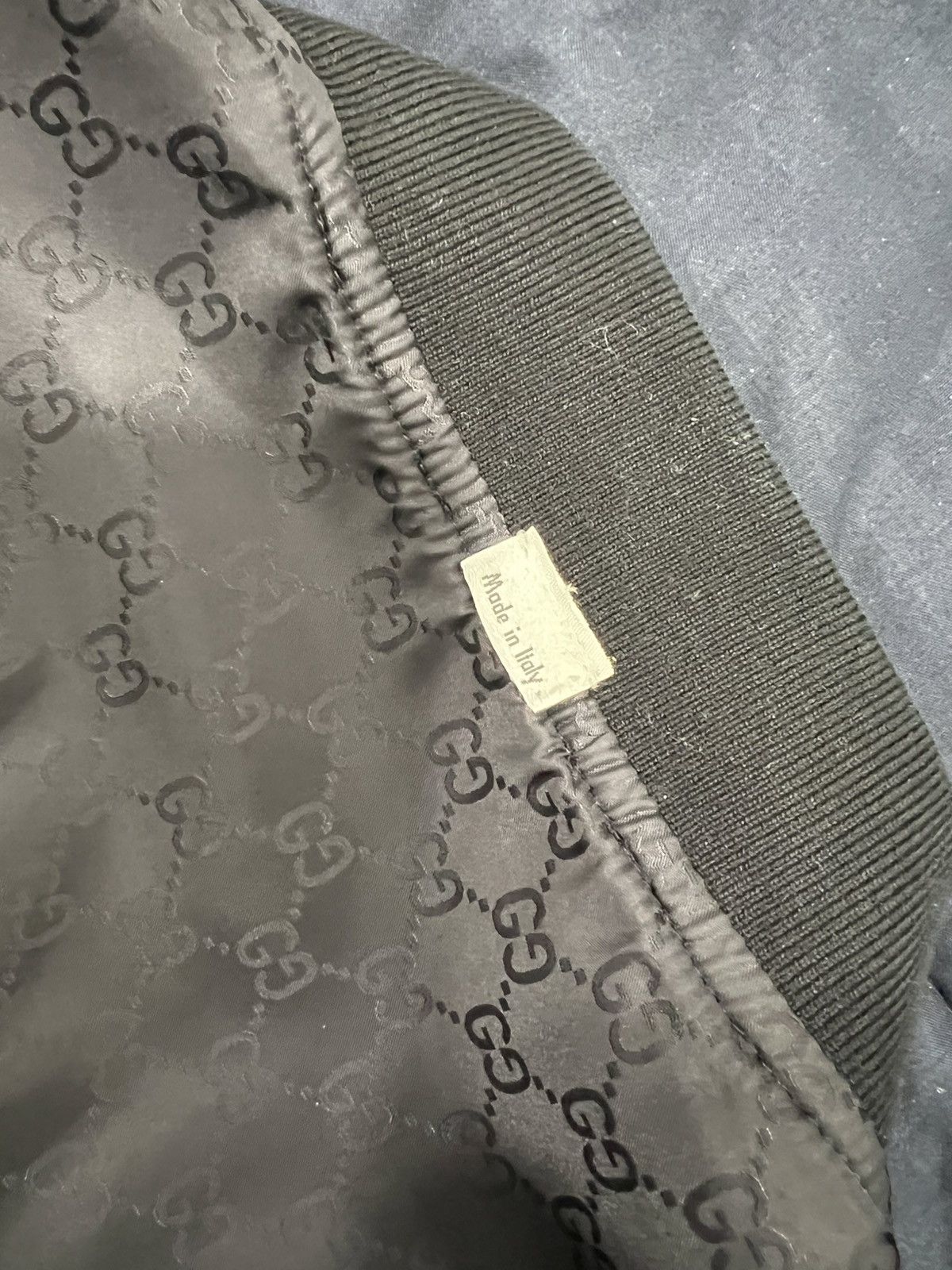 Gucci Gucci black reversible bomber jacket Size US L / EU 52-54 / 3 - 5 Thumbnail