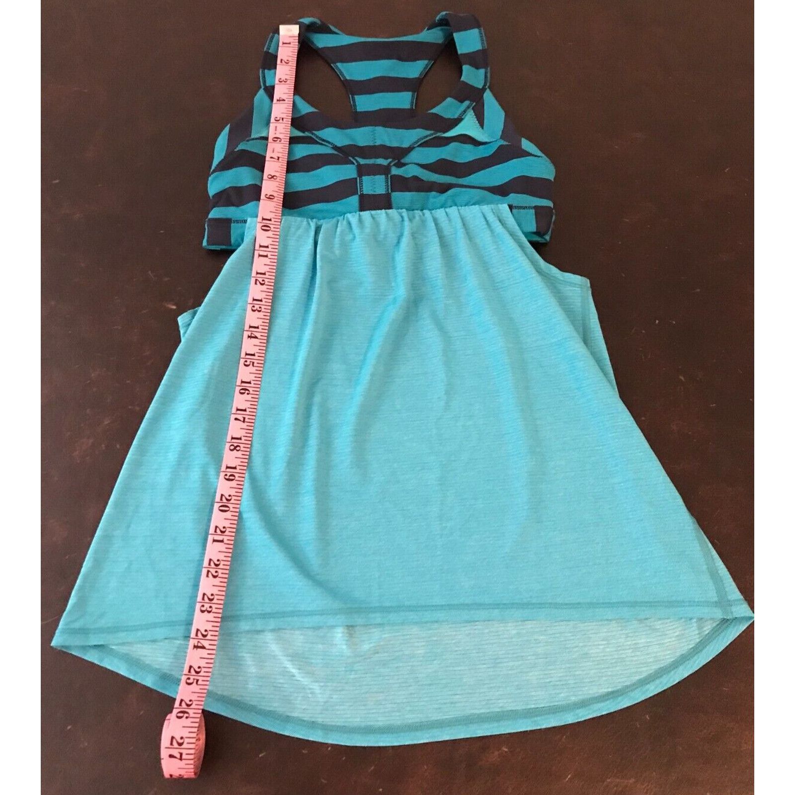 Lululemon Lululemon 2-In-Run Tank Top Surge/Micro Macro Stripe Surge Size M / US 6-8 / IT 42-44 - 6 Thumbnail