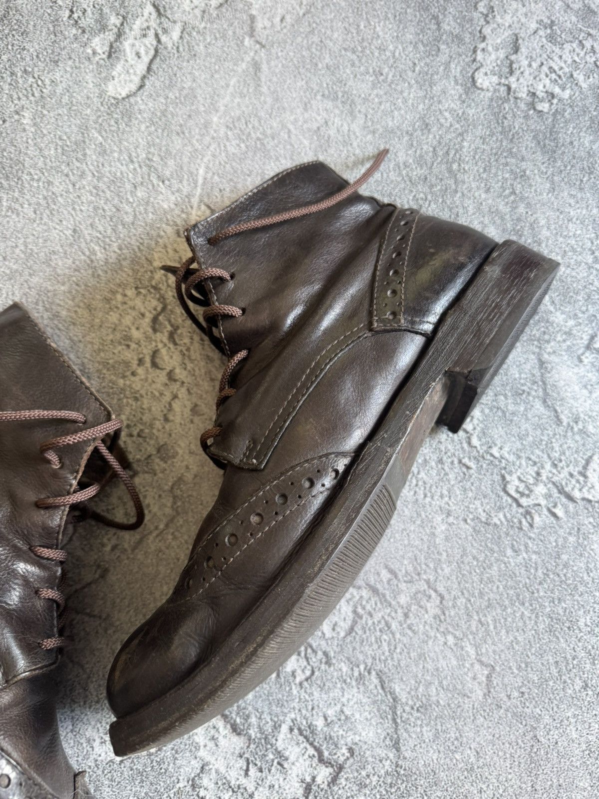 MoMA MOMA 42size brown leather high boots shoes vintage retro Size US 9 / EU 42 - 13 Thumbnail