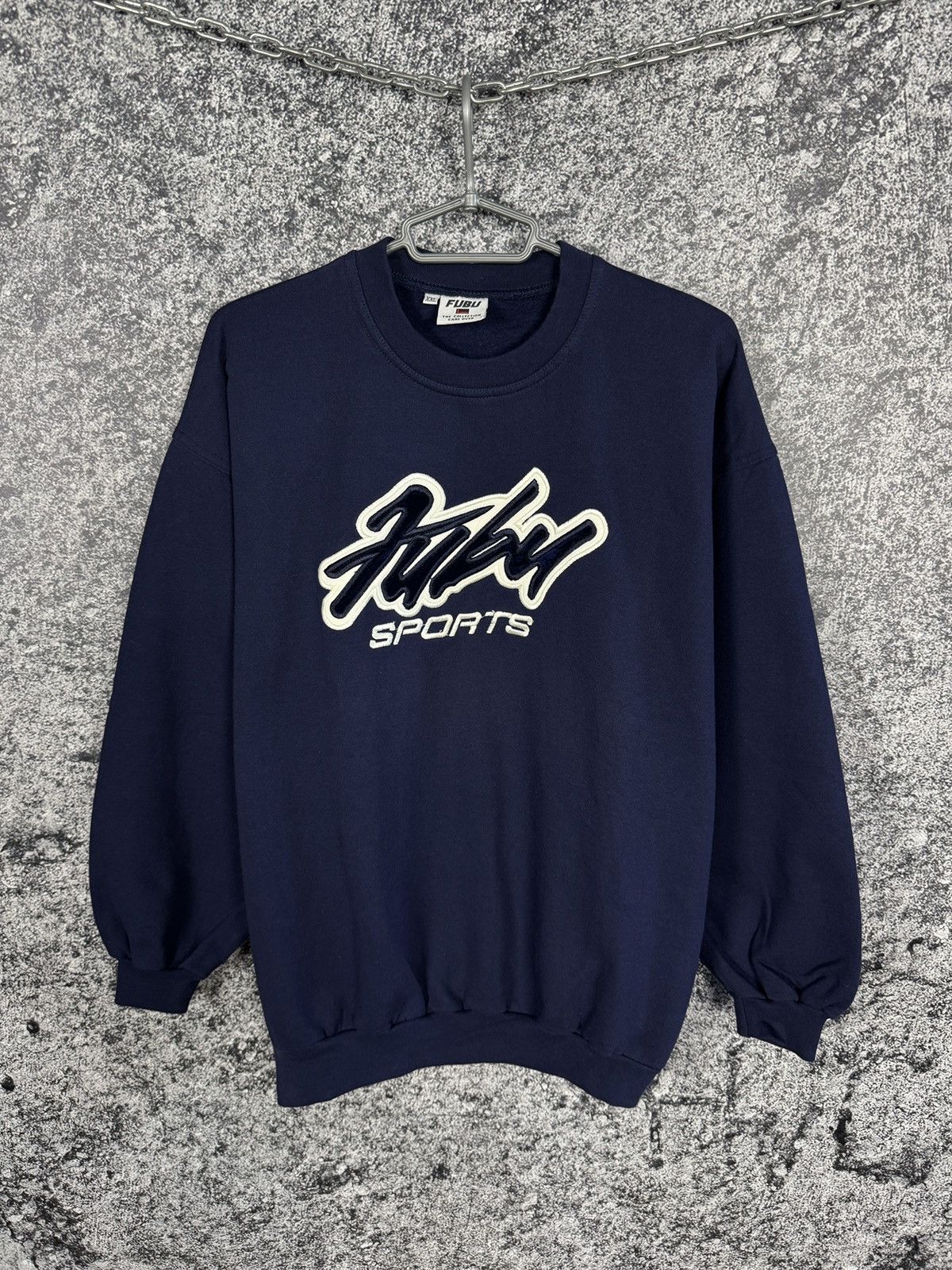 Fubu FUBU Sport Vintage Sweatshirt Embroidered Logo Vibtage XXL Size US XXL / EU 58 / 5 - 1 Thumbnail