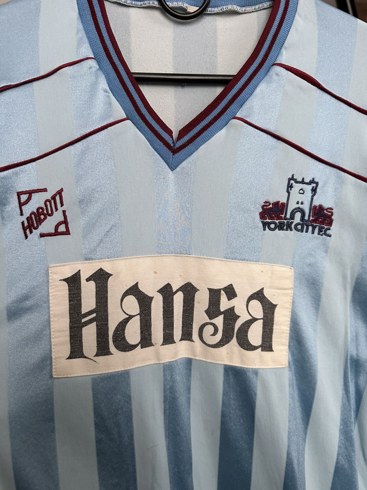 Vintage 1983/1985 York City Hobott Vintage Soccer Jersey Match Worn Size US M / EU 48-50 / 2 - 6 Thumbnail