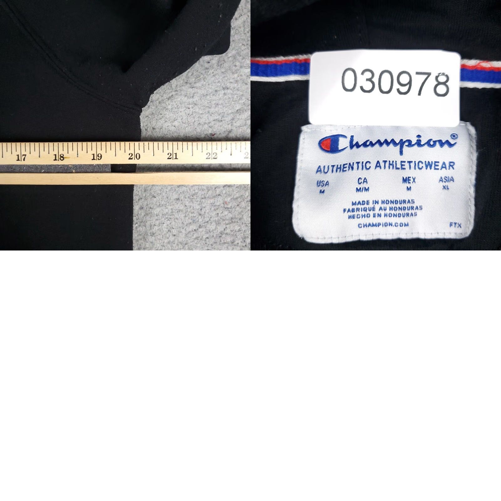 Champion Champion Sweater Womens Medium Black Casual Pullover Hoodie Sweatshirt Size M / US 6-8 / IT 42-44 - 8 Thumbnail