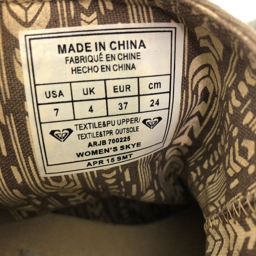 Vintage Roxy ankle boots taupe canvas leather rubber sole vintage 7 Size US 7 / IT 37 - 7 Thumbnail