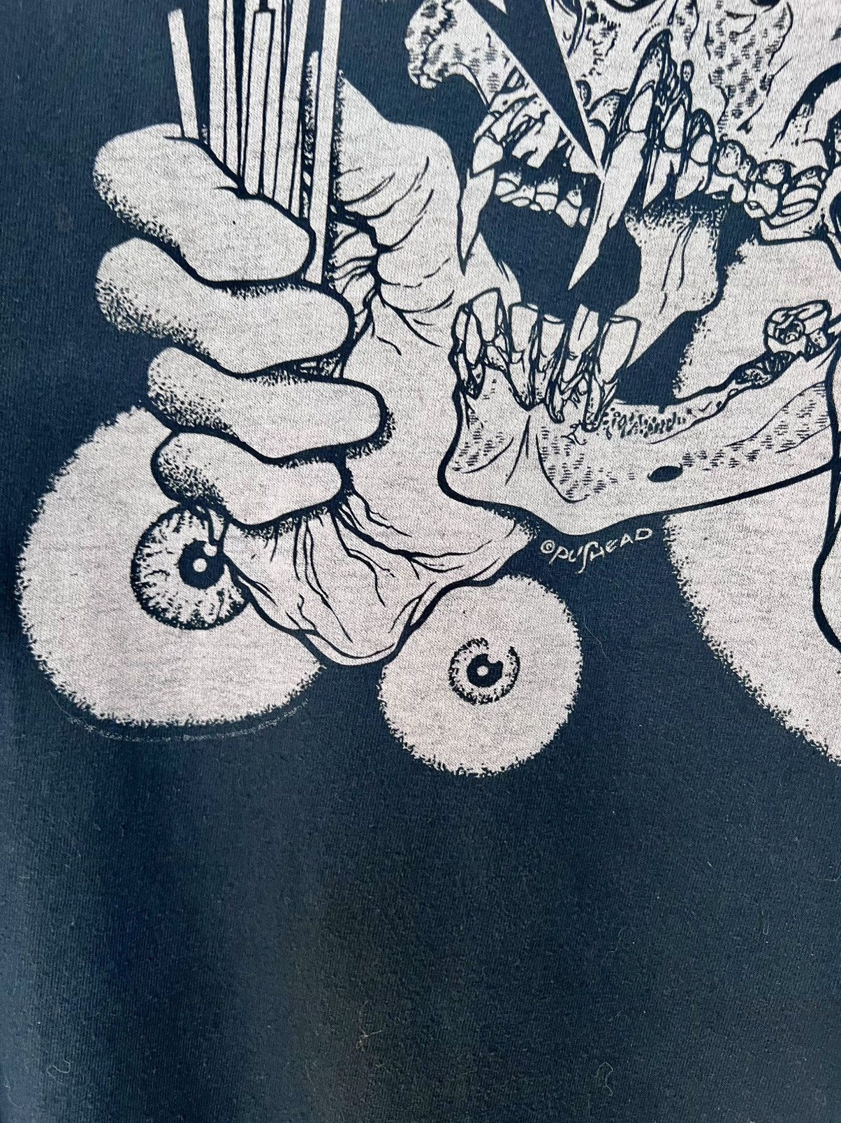 AAA Metallica Pushead All-Over Print Tee — XL — Vintage AAA Size US XL / EU 56 / 4 - 4 Thumbnail