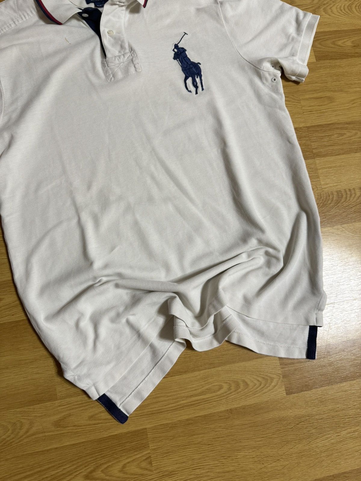 Polo Ralph Lauren × Vintage Vintage Polo Ralph Lauren rugby custom fit y2k polo big logo Size US L / EU 52-54 / 3 - 5 Thumbnail