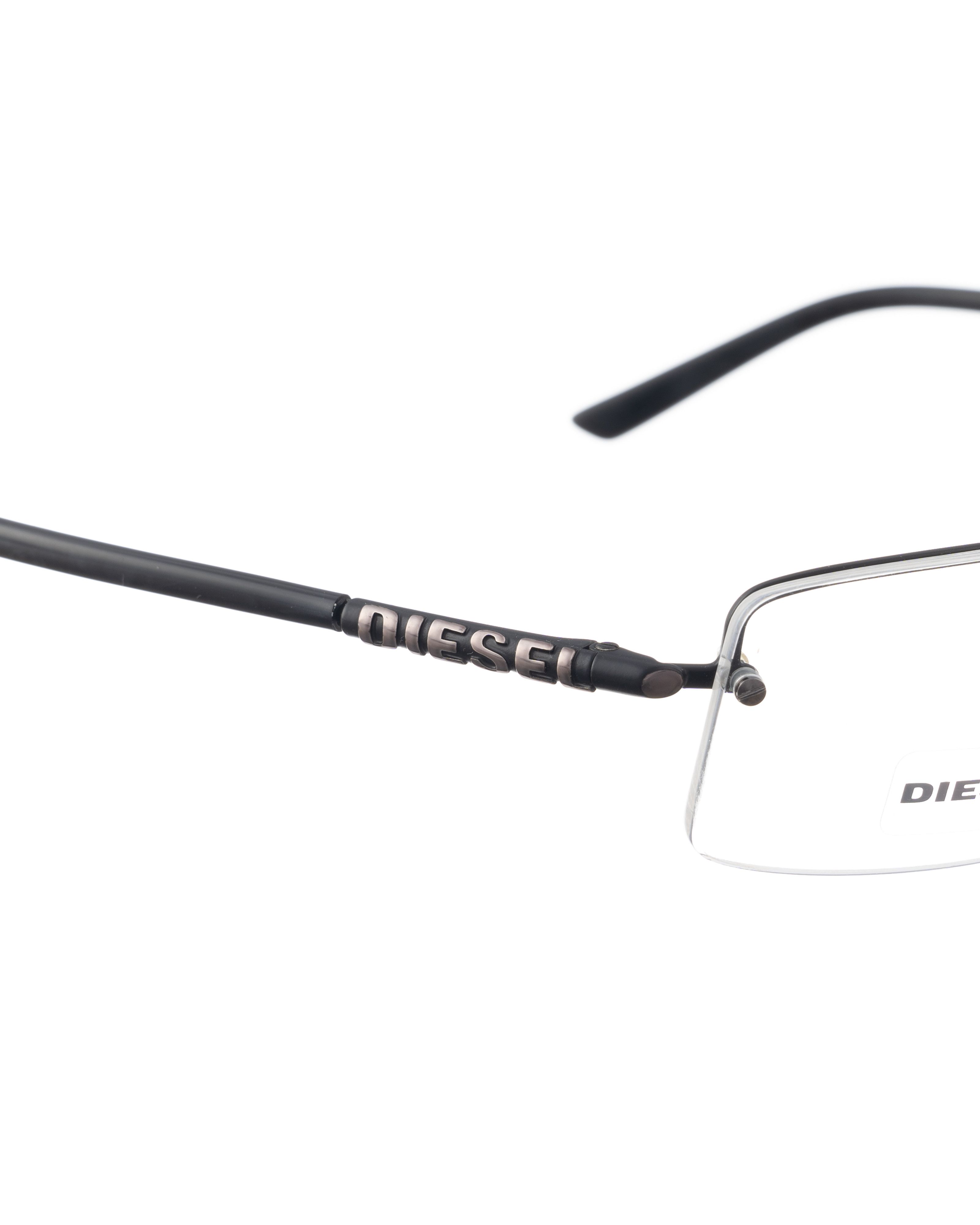 Diesel Diesel '00s Black Half-Rim Glasses Size ONE SIZE - 1 Thumbnail