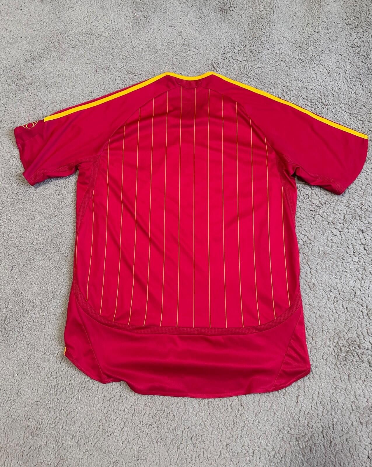 Adidas Spain 2006 2008 Home Football Shirt Soccer Jersey Adidas Size US M / EU 48-50 / 2 - 6 Thumbnail
