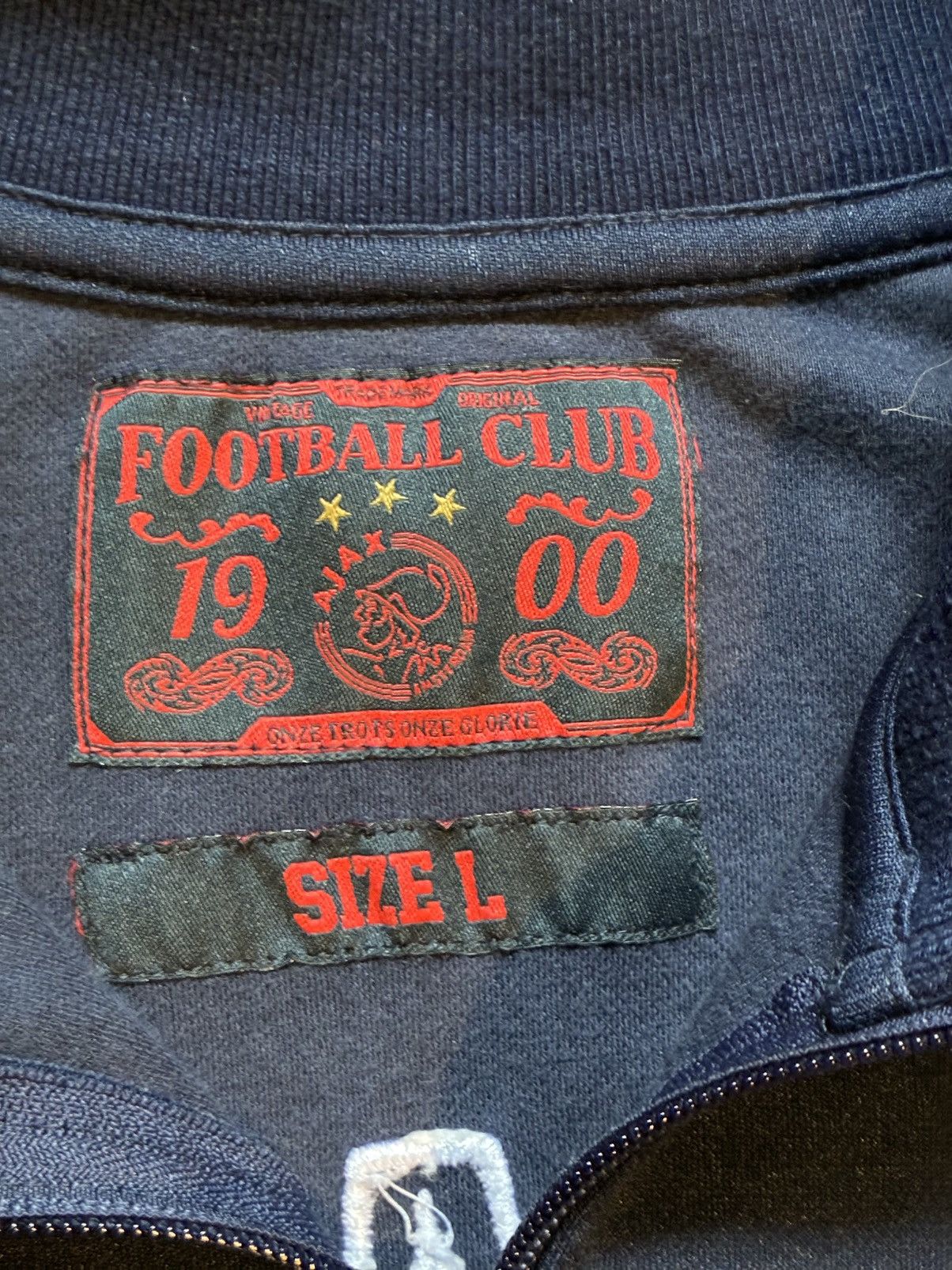 Vintage Vintage AFC Ajax track jacket Size US L / EU 52-54 / 3 - 6 Thumbnail