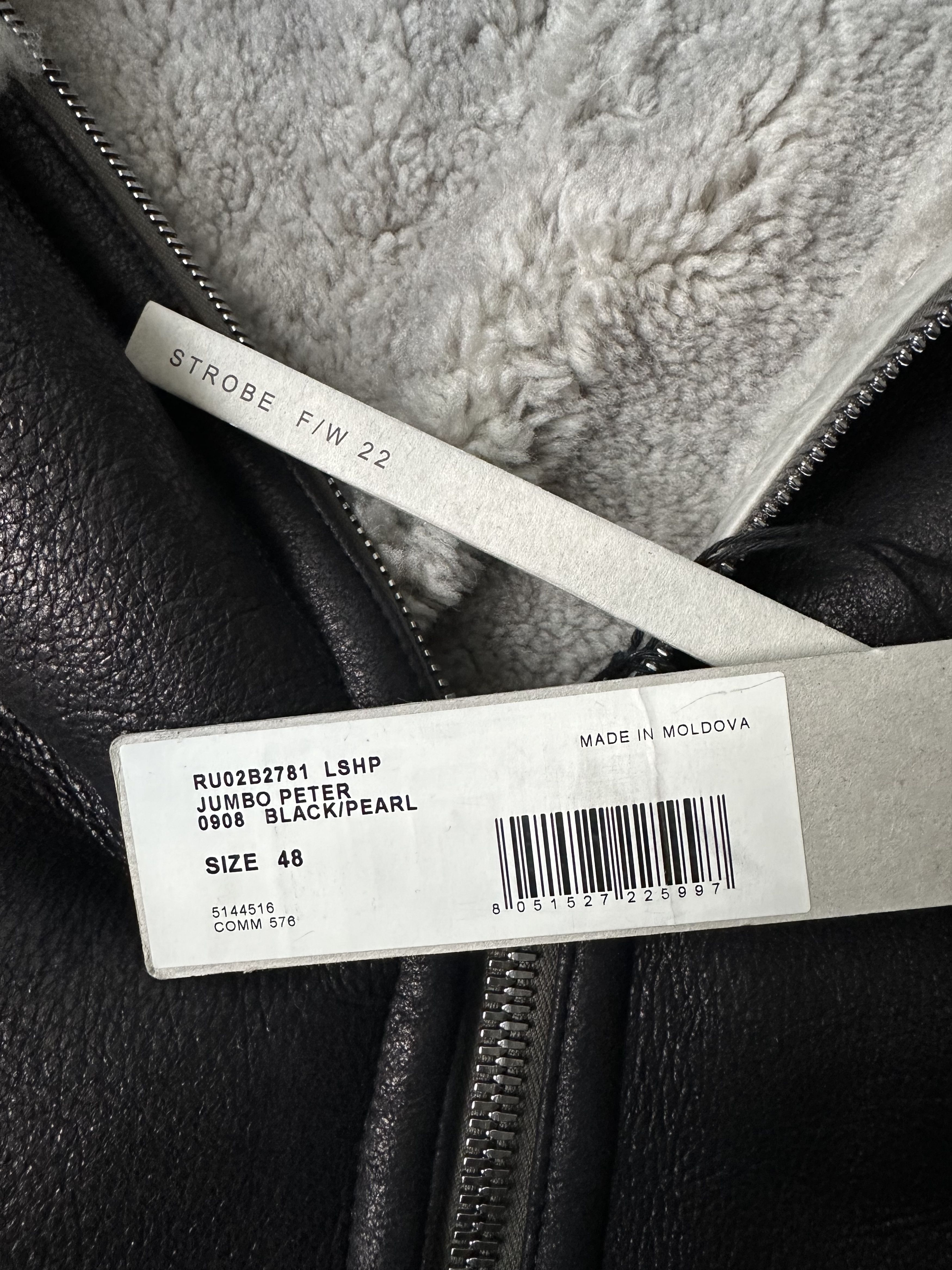 Rick Owens Rick Owens Strobe FW22 Jumbo Peter Shearling Size US M / EU 48-50 / 2 - 10 Thumbnail