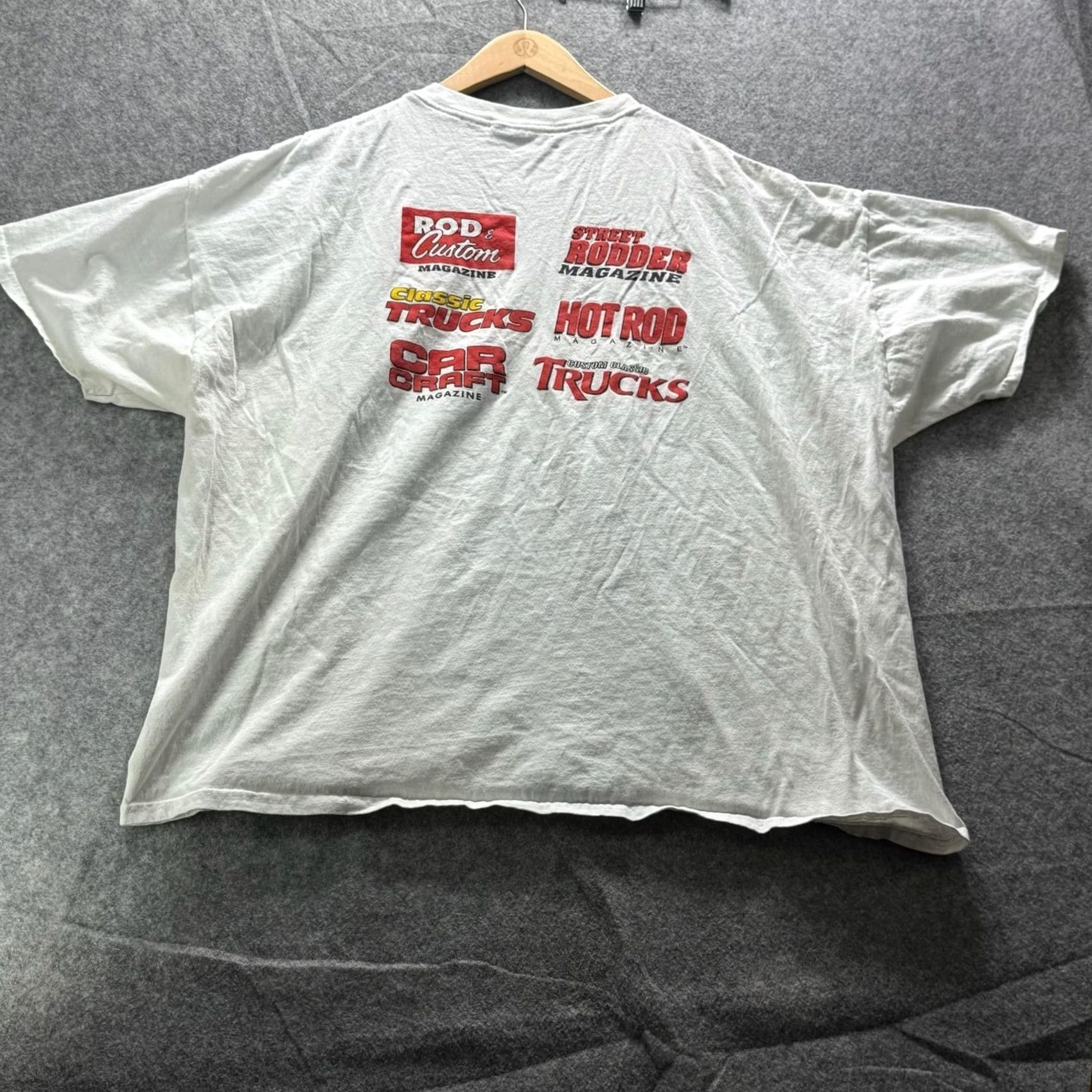 Jerzees VINTAGE Jerzees Shirt Mens 3XL White Blue Moon Drive-In Cars Graphic Tee Heavyweight Crew Neck Short Sleeve Size US XXL / EU 58 / 5 - 7 Thumbnail