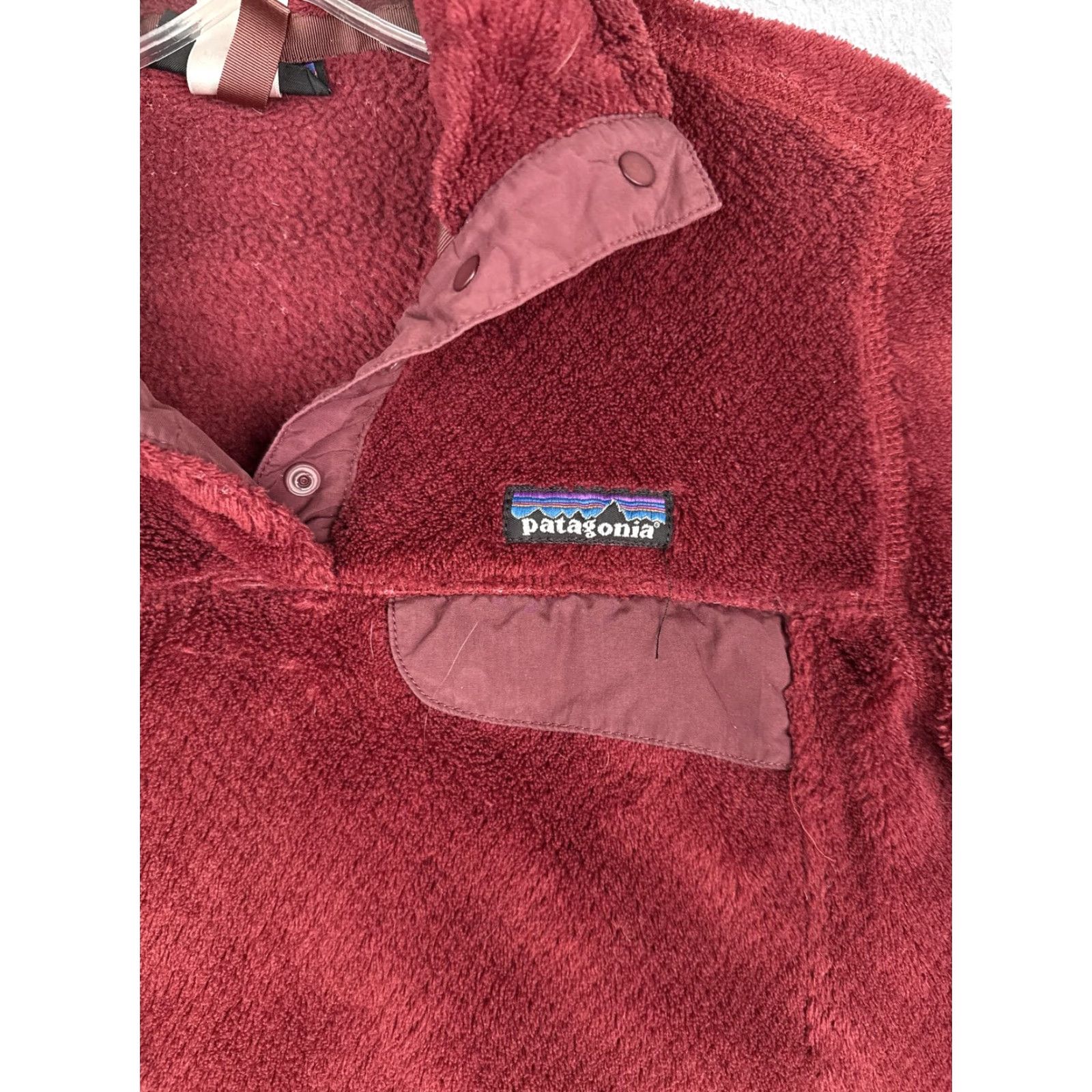 Patagonia Patagonia Jacket Womens Medium Red Fleece Snap Pullover Pockets Outdoor Hiking Size M / US 6-8 / IT 42-44 - 6 Thumbnail