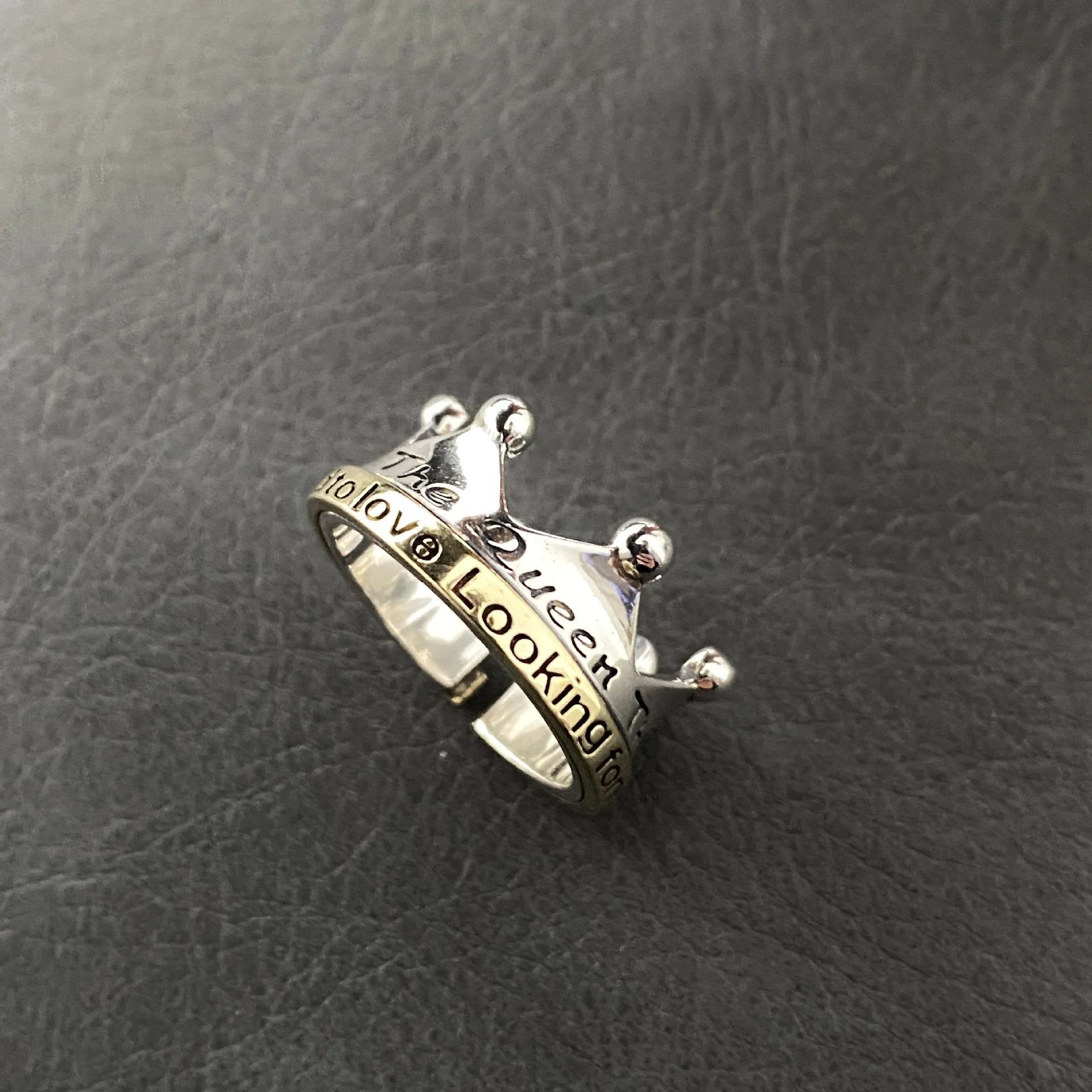 Japanese Brand × Jewelry × Vintage Retro Crown Ring Size ONE SIZE - 2 Thumbnail