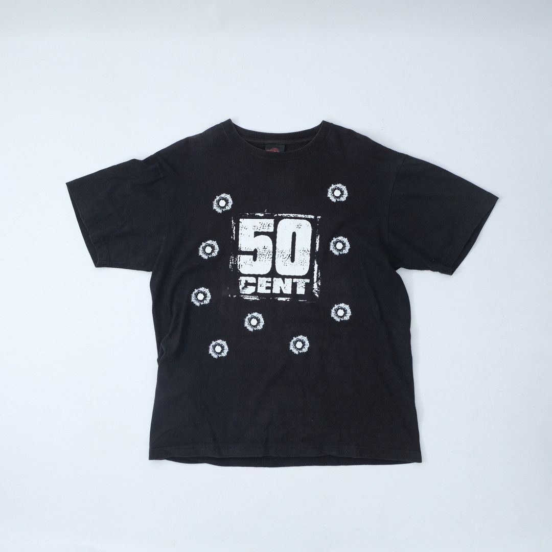 Rap Tees 2003 50 Cents Nine Bullets Holes Black Rap Tee Size US S / EU 44-46 / 1 - 1 Thumbnail