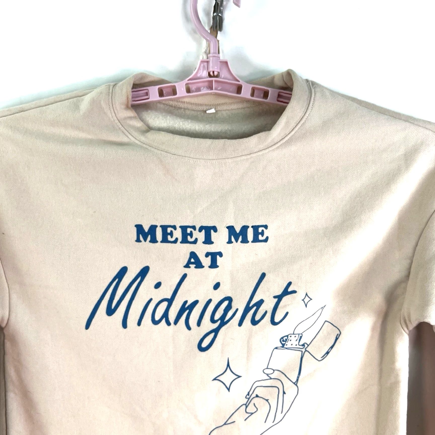 Vintage M & M Swift Concert Sweatshirt Beige Womens Size M Pullover Graphic Print 2022 Music Size M / US 6-8 / IT 42-44 - 4 Thumbnail