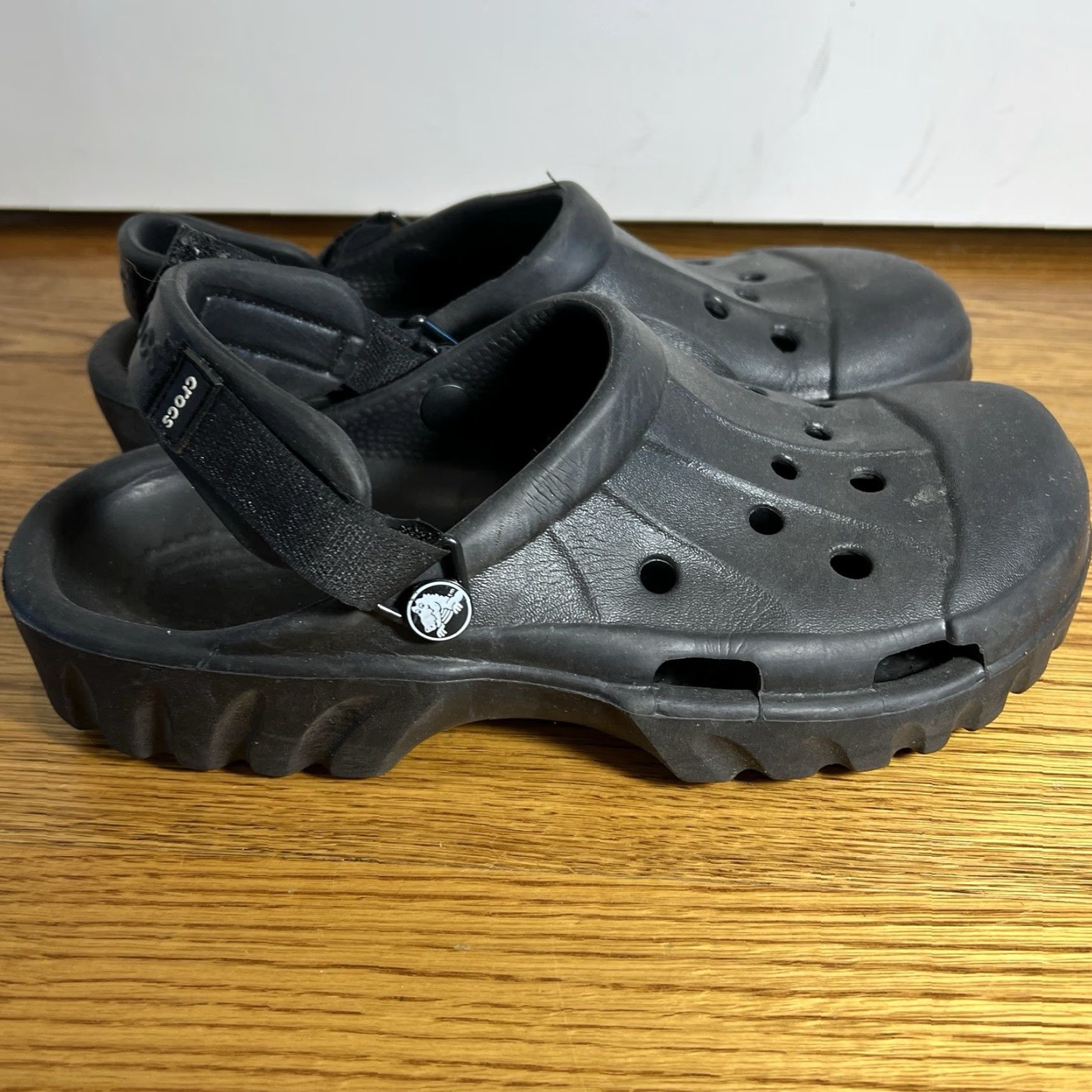 Crocs VINTAGE Crocs Offroad Sports Clogs Men’s Rubber Slip-On Casual Size 12 Black Size US 12 / EU 45 - 5 Thumbnail