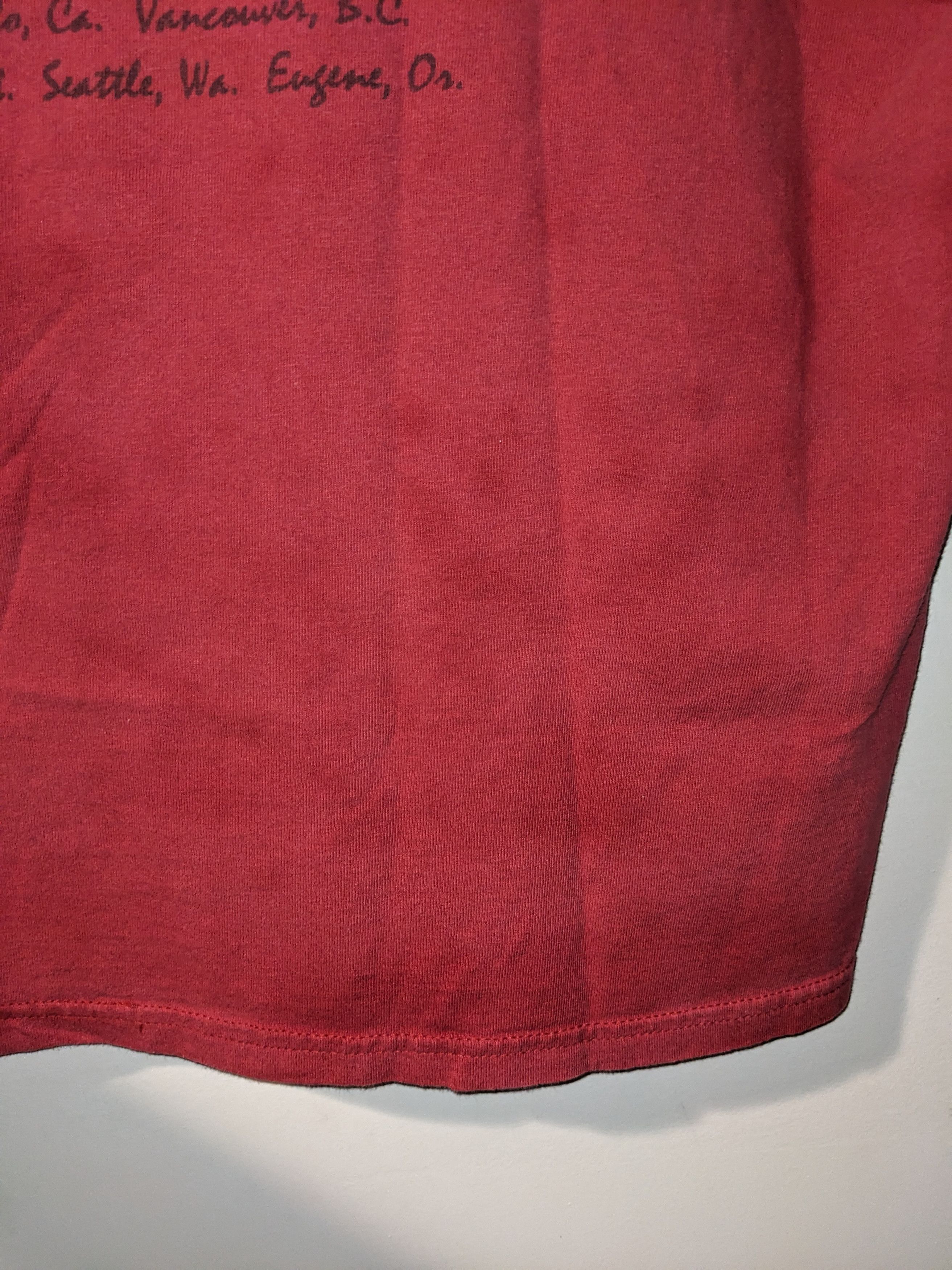 Band Tees × Vintage Vintage Gov't Mule Deja Voodoo Band Tour Red X-Large T-Shirt Size US XL / EU 56 / 4 - 8 Thumbnail