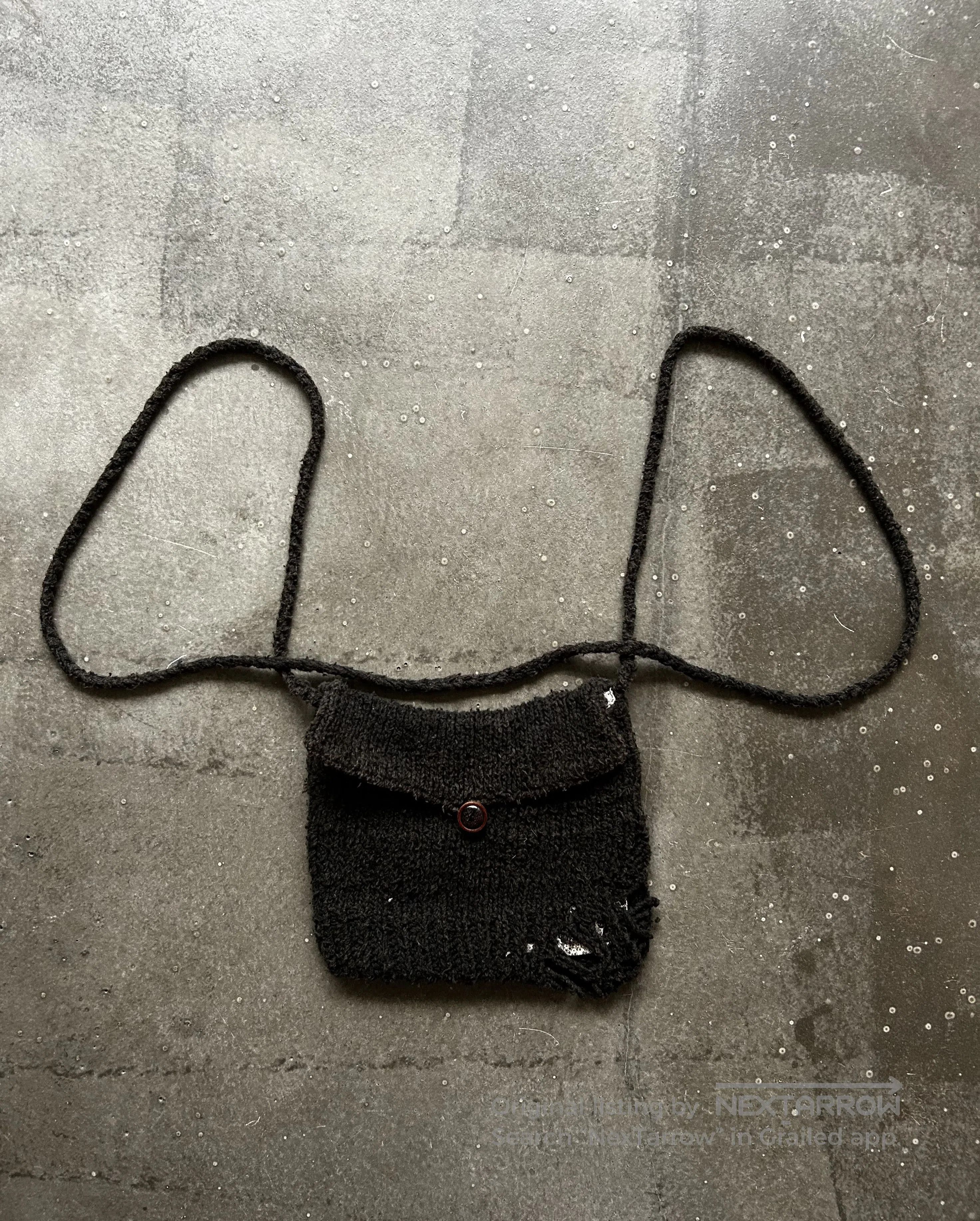 Number (N)ine Number (N)ine 03 Distressed Knit Bag. Size ONE SIZE - 4 Thumbnail