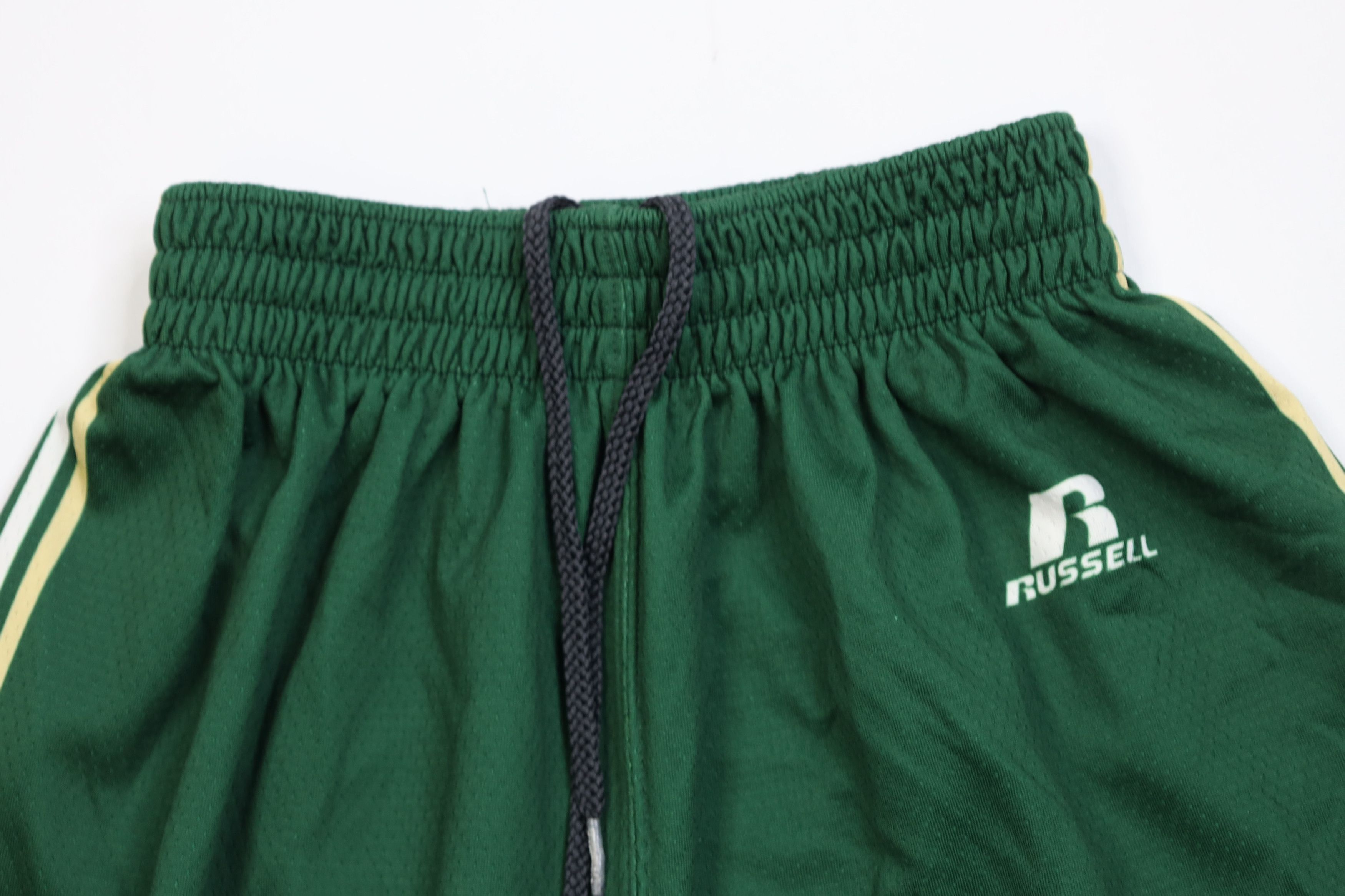 Russell Athletic Vintage 90s Y2K Russell Athletic Basketball Shorts Green Size US 32 / EU 48 - 2 Thumbnail