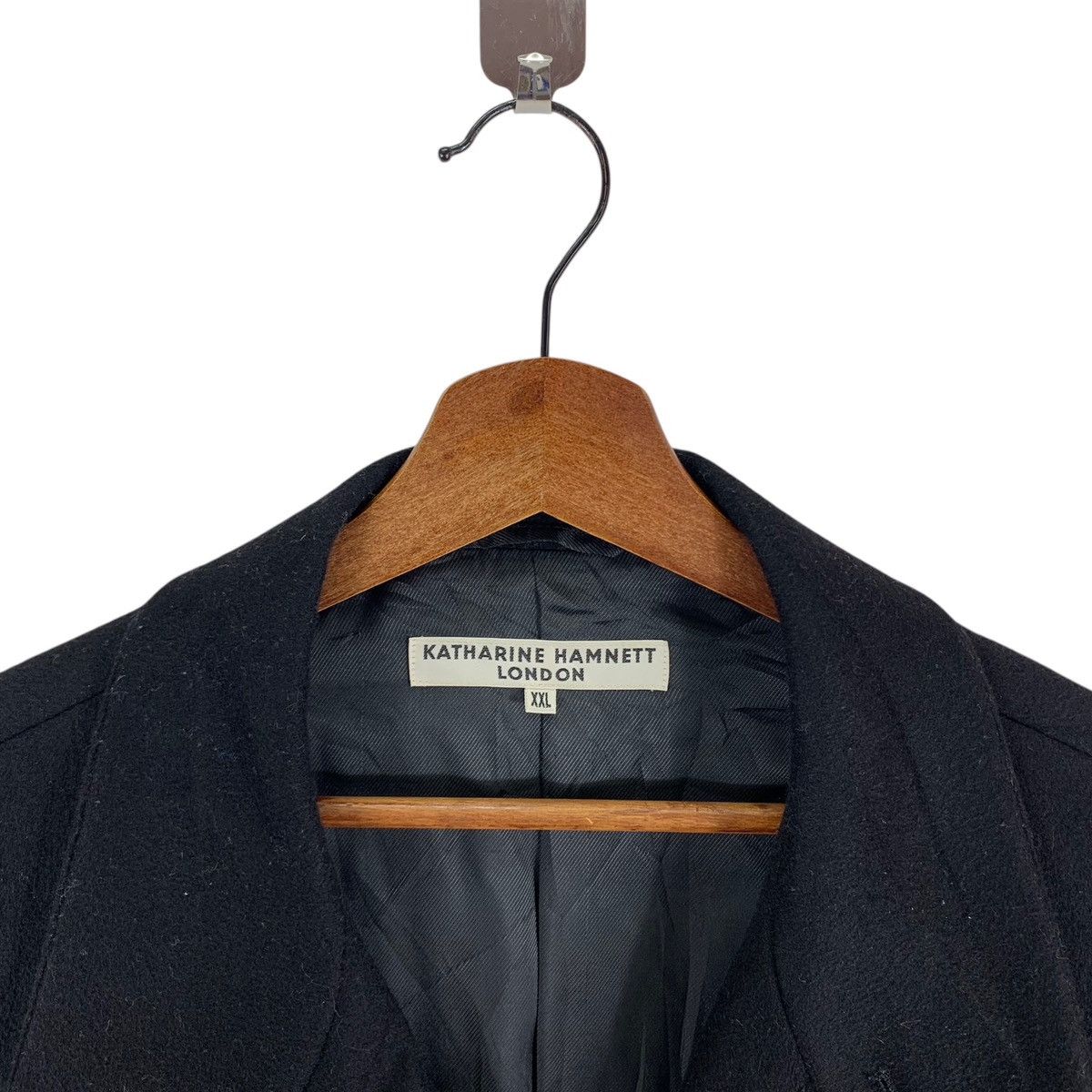 Katharine Hamnett London VINTAGE KATHARINE HAMNETT LONDON WOOL COAT Size XXL / US 16-18 / IT 52-54 - 6 Thumbnail