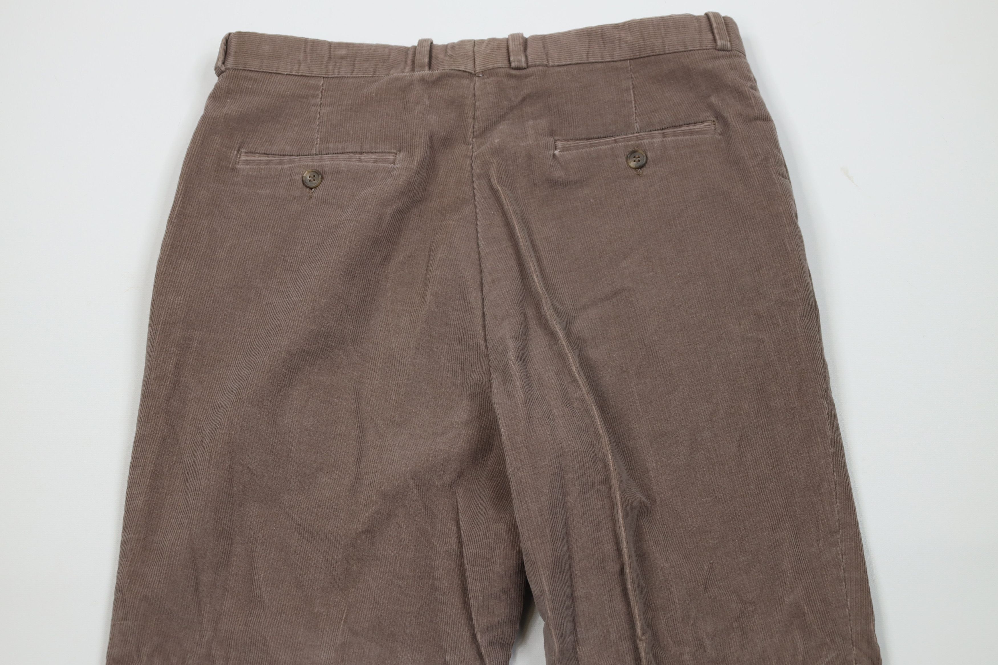 Vintage Vintage 90s Streetwear Wide Leg Corduroy Chino Pants Gray Size US 32 / EU 48 - 12 Thumbnail