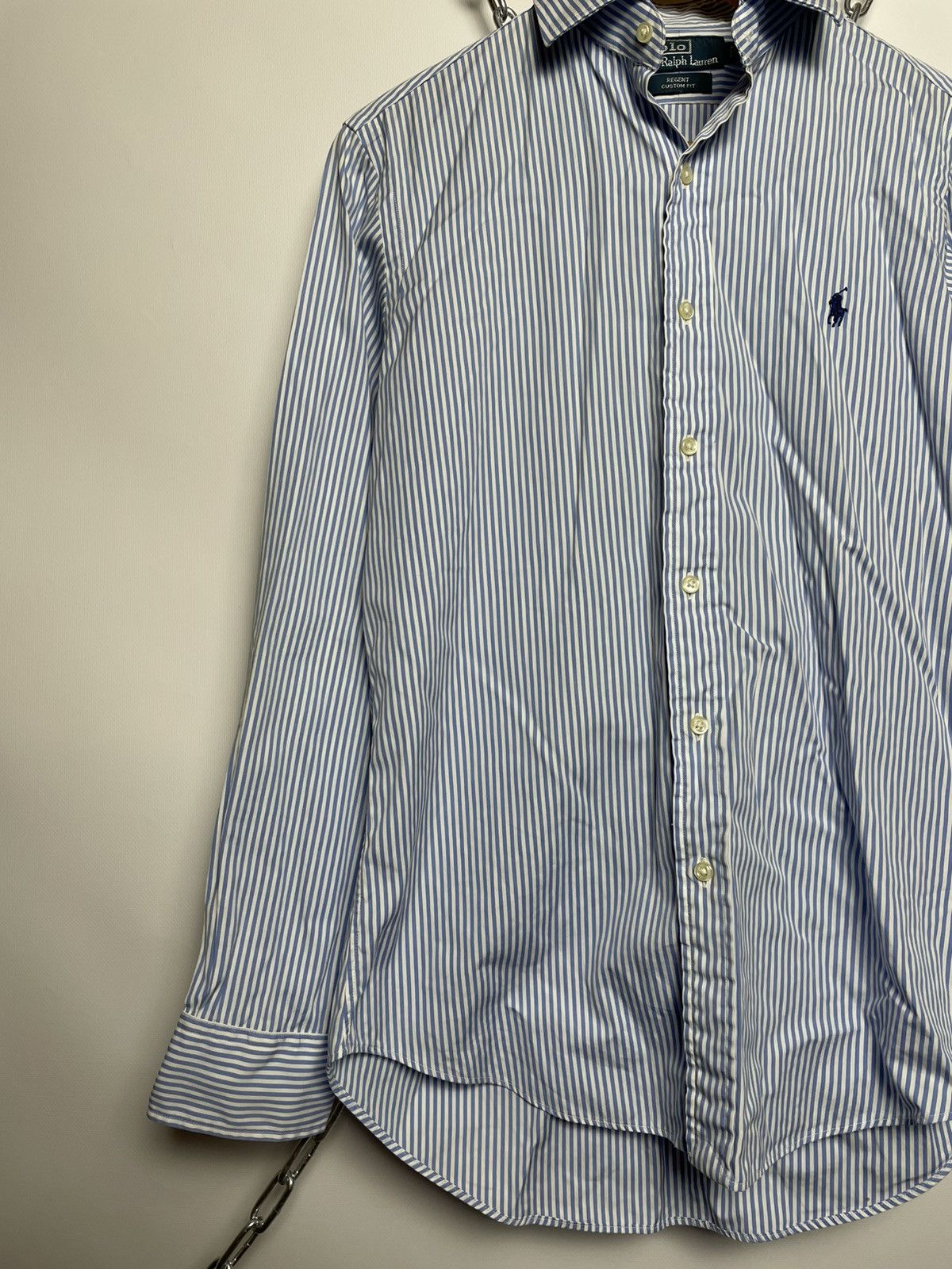Polo Ralph Lauren Polo Ralph Lauren Blue Shirt Classic Botton Ups Size US M / EU 48-50 / 2 - 2 Thumbnail