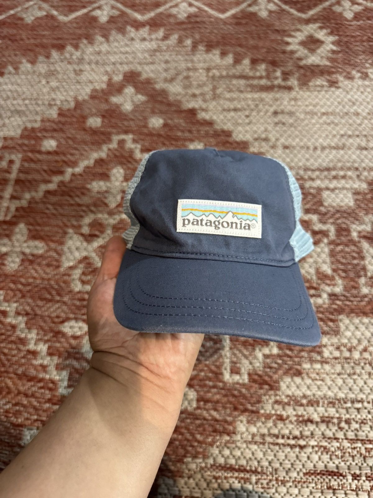 Patagonia Patagonia Mesh Trucker Hat Baby Blue Size ONE SIZE - 2 Thumbnail