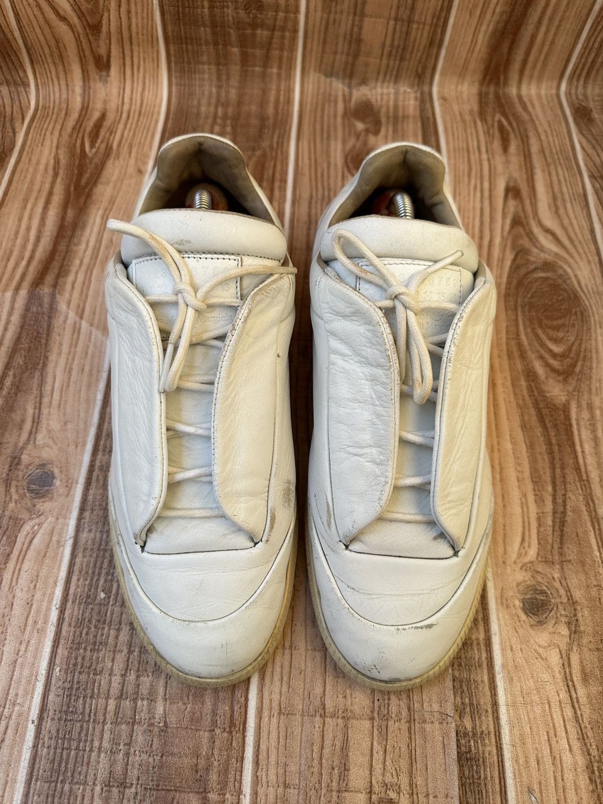 Maison Margiela Maison Margiela Futures White Leather Lowtops Size US 9 / EU 42 - 4 Thumbnail