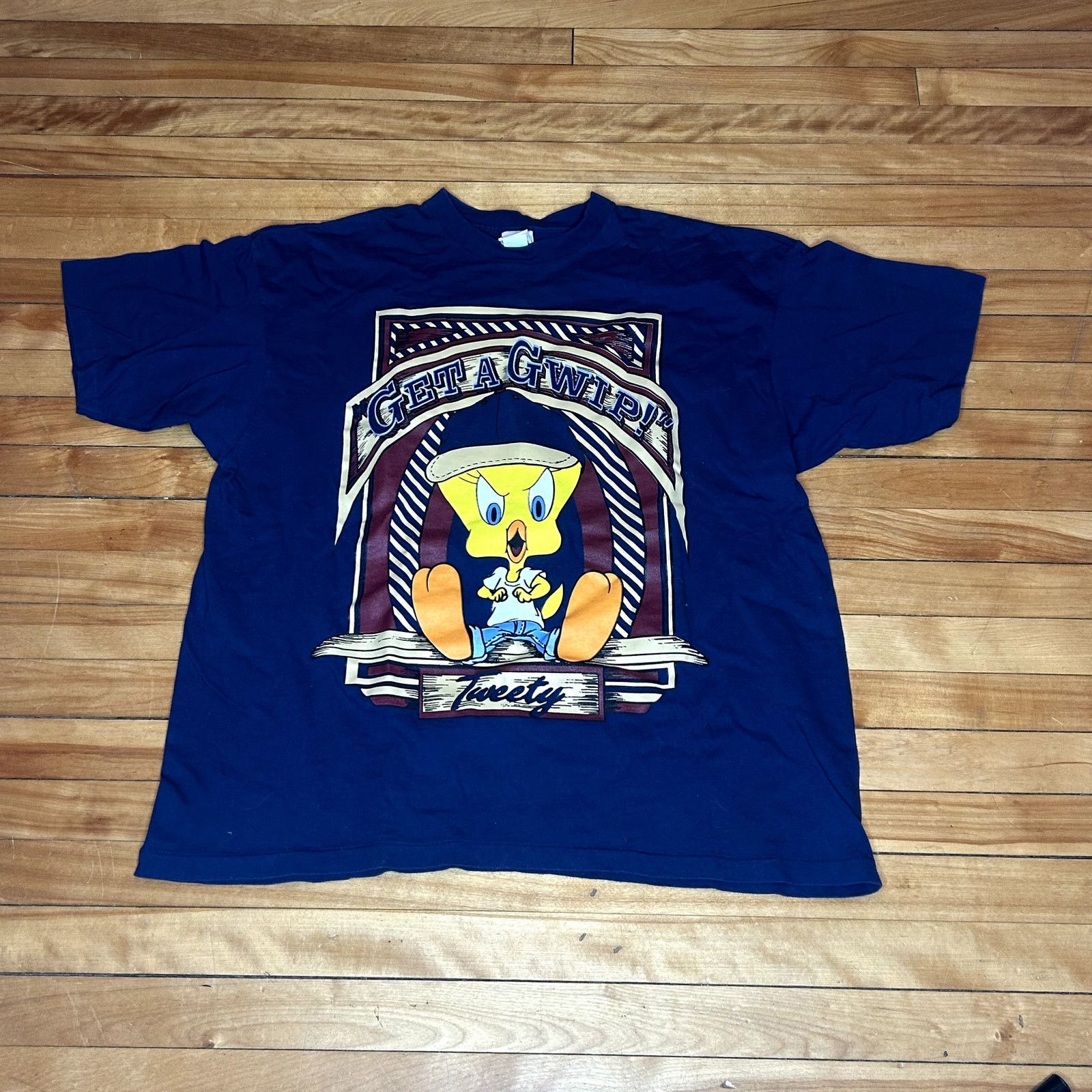 Vintage Vintage 90s Tweetie Bird Looney Tunes T-Shirt 22W Size US XL / EU 56 / 4 - 1 Thumbnail