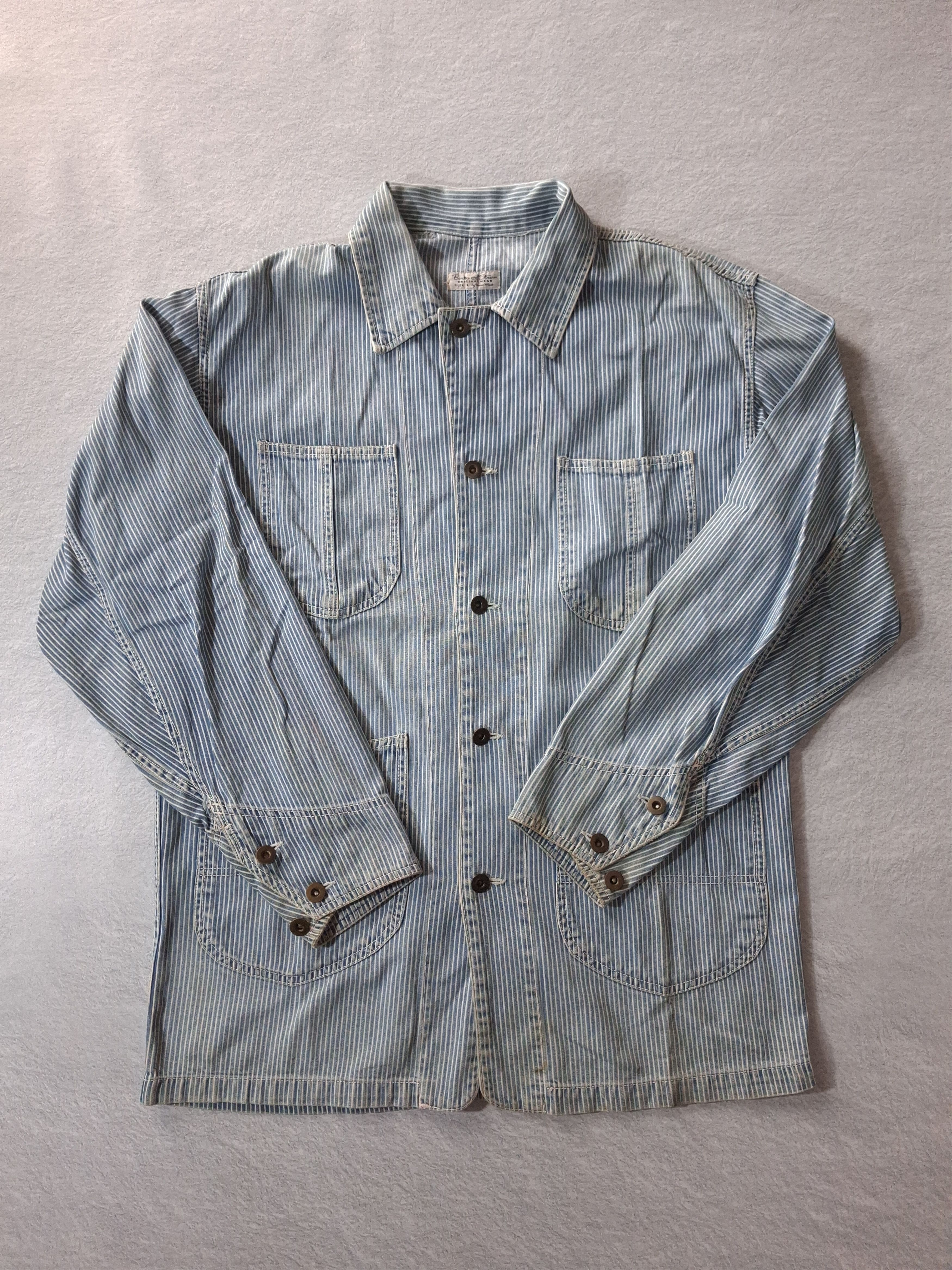 Other BURDEN AND STREAM ORIGINAL WEAR BY UNION MADE HICKORY STRIPE Size US L / EU 52-54 / 3 - 2 Thumbnail