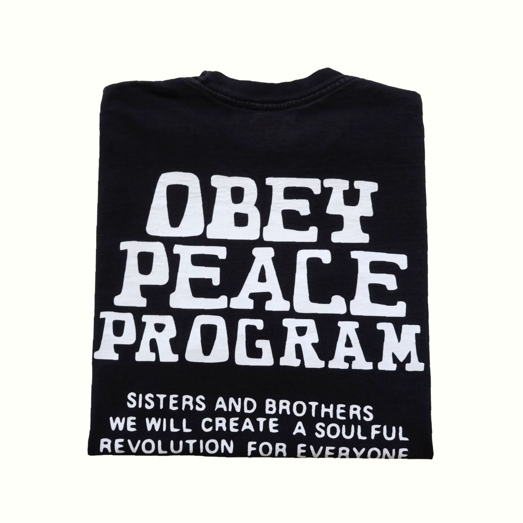 Obey OBEY VTG Y2K RETRO PEACE PROGRAM GRAPHIC BLACK SKATEBOARDING T SHIRT SZ SMALL Size US S / EU 44-46 / 1 - 2 Thumbnail